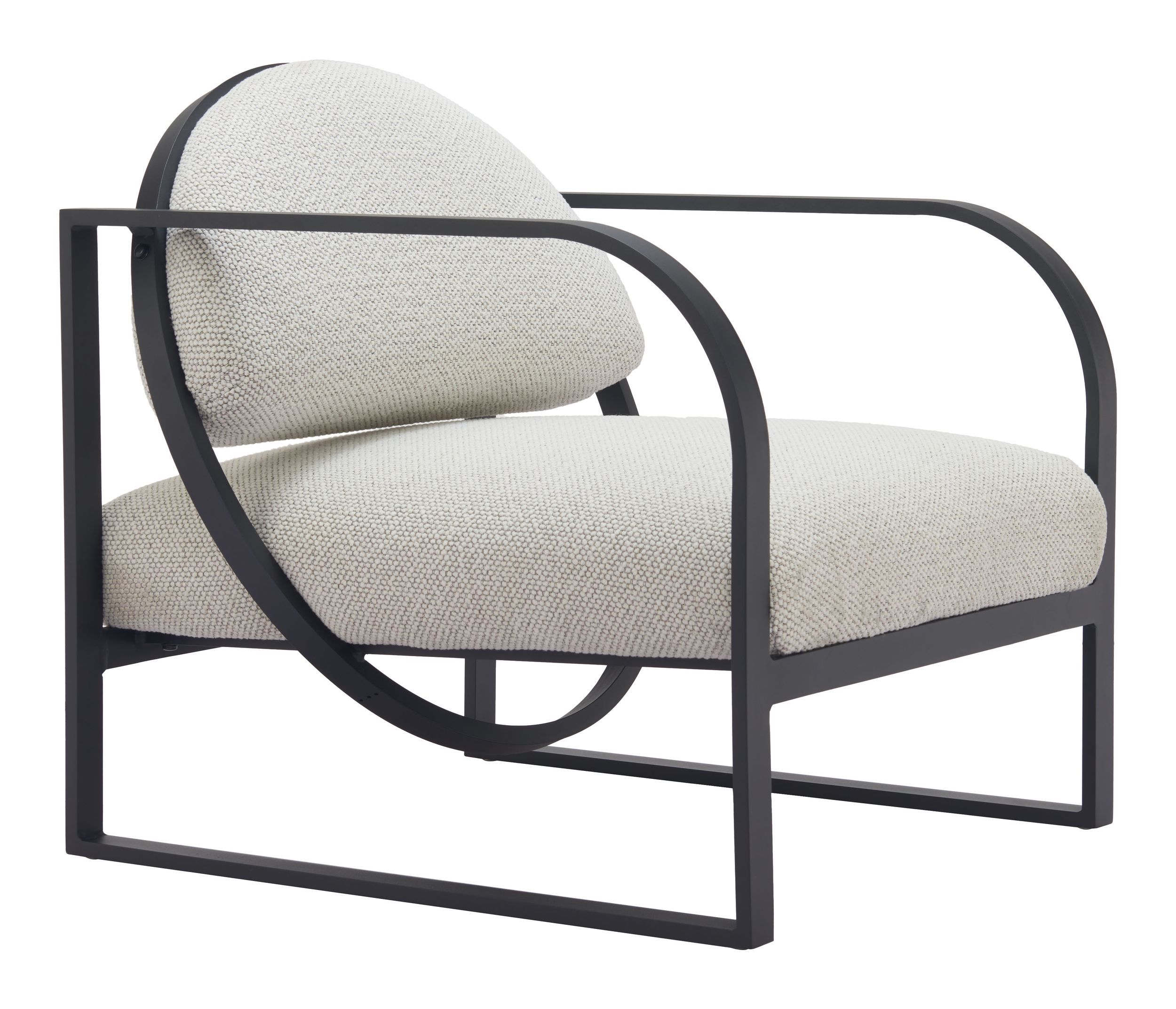 Flakt Polyester/Aluminum Outdoor Accent Chair