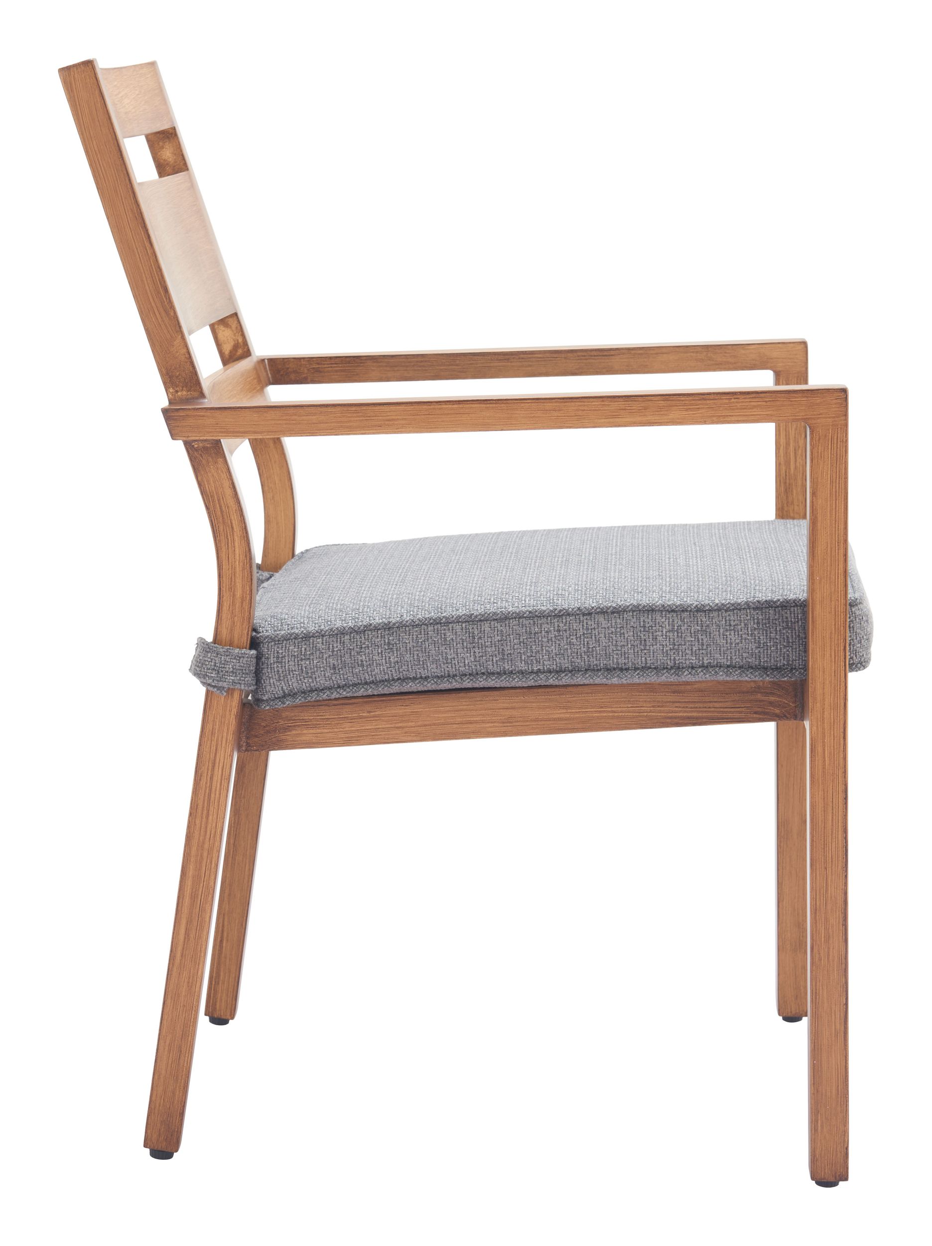 Rader Olefin/Aluminum Outdoor Dining Chair