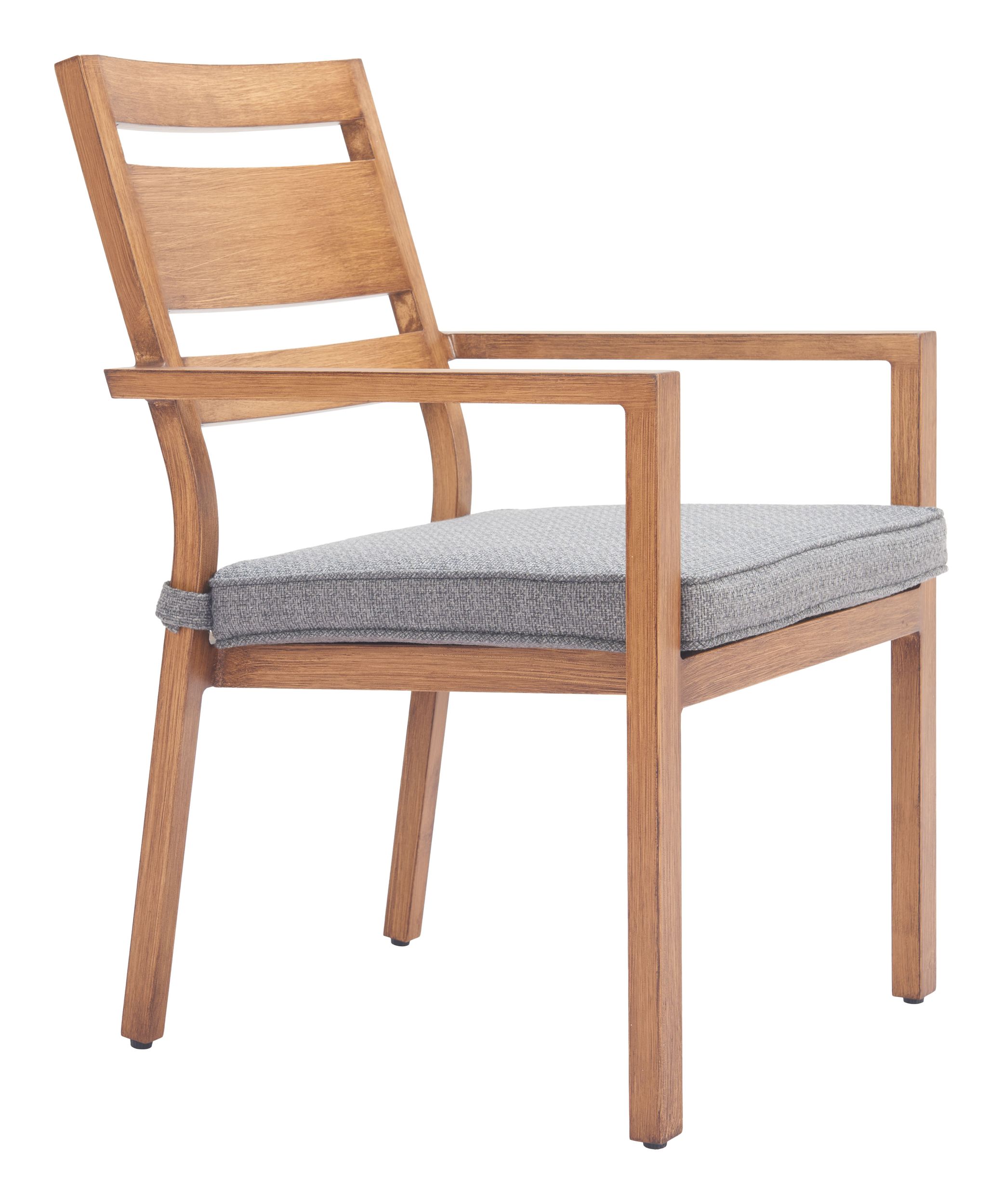 Rader Olefin/Aluminum Outdoor Dining Chair