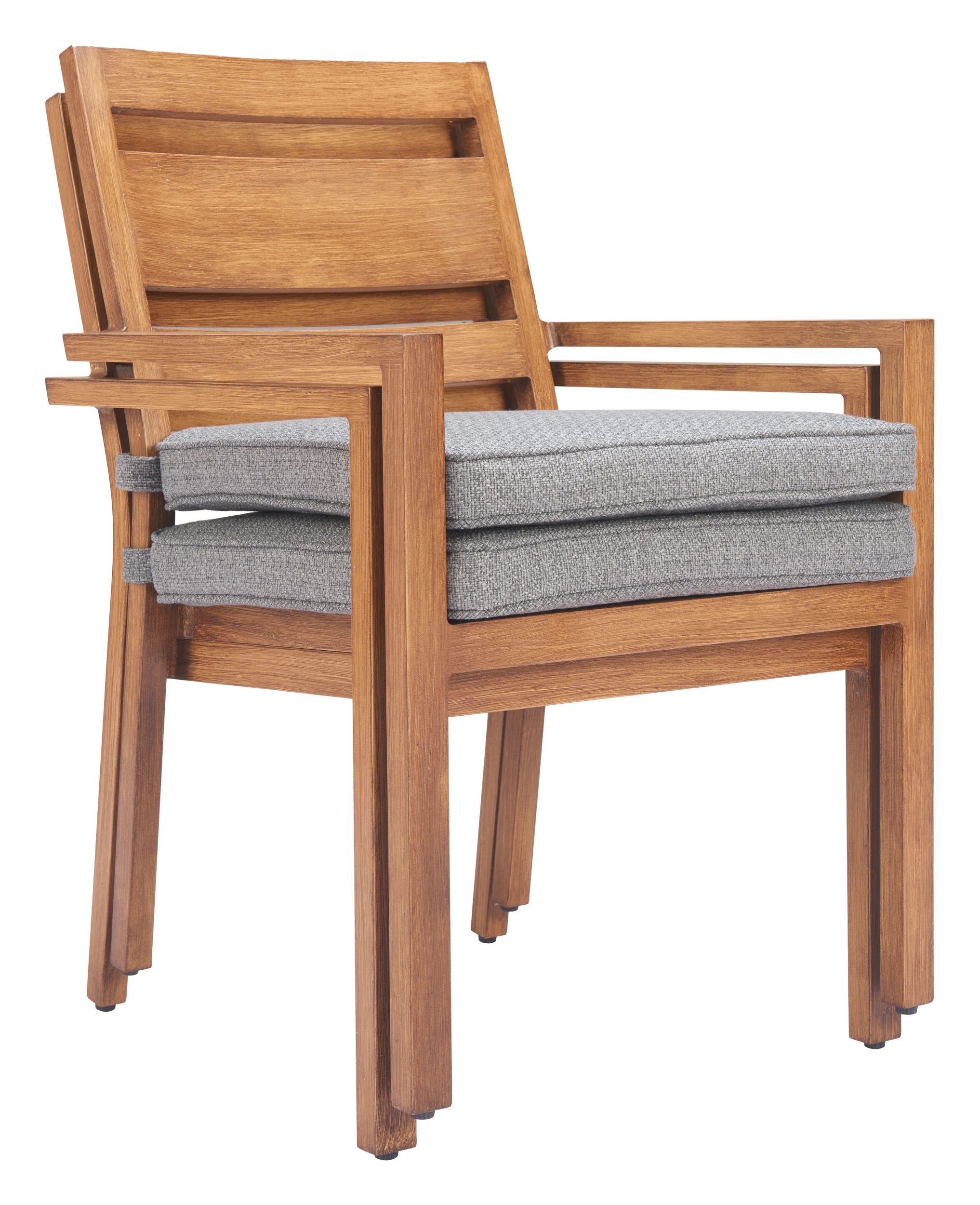 Rader Olefin/Aluminum Outdoor Dining Chair
