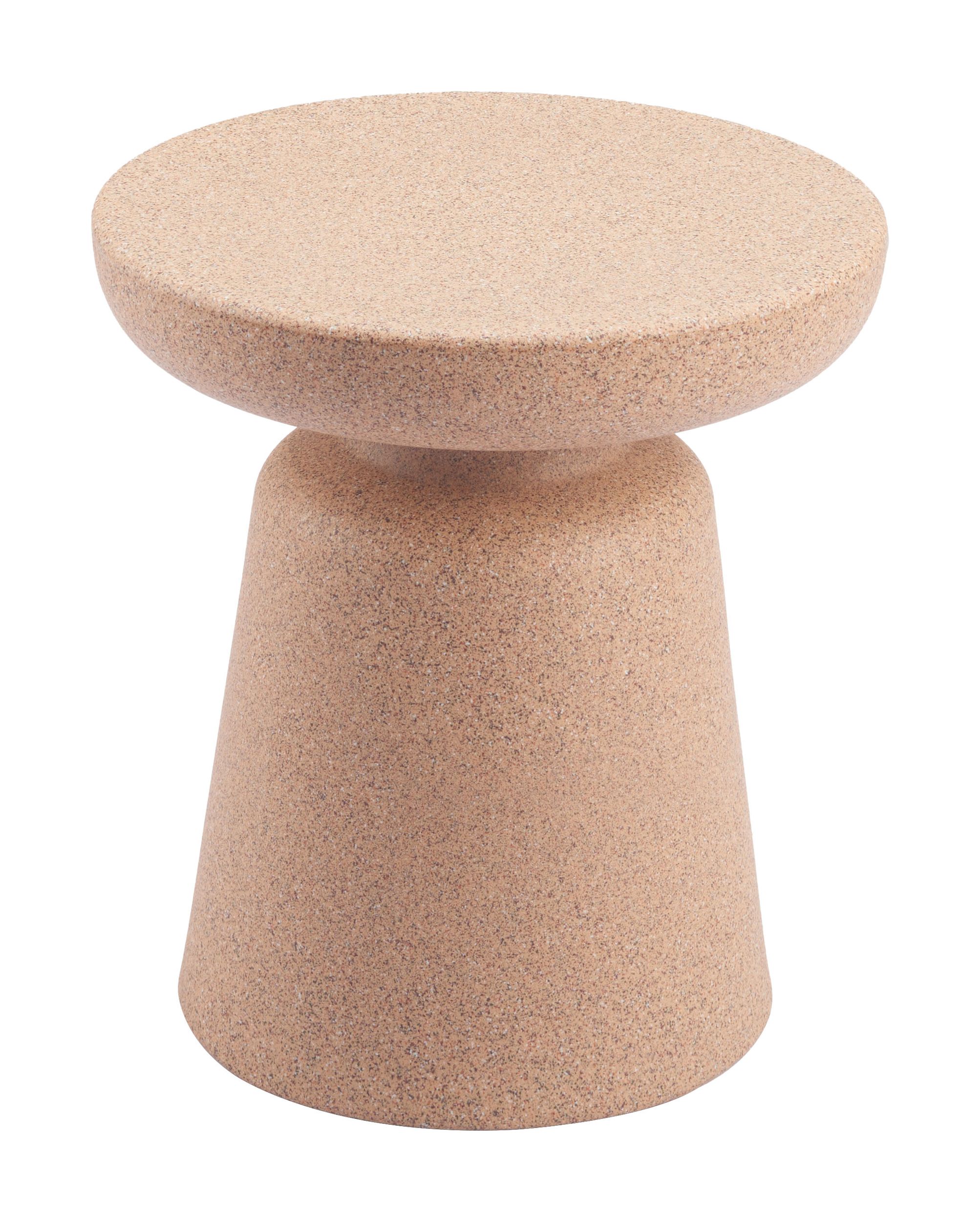 Tensen Round Polyethylene Outdoor End Table
