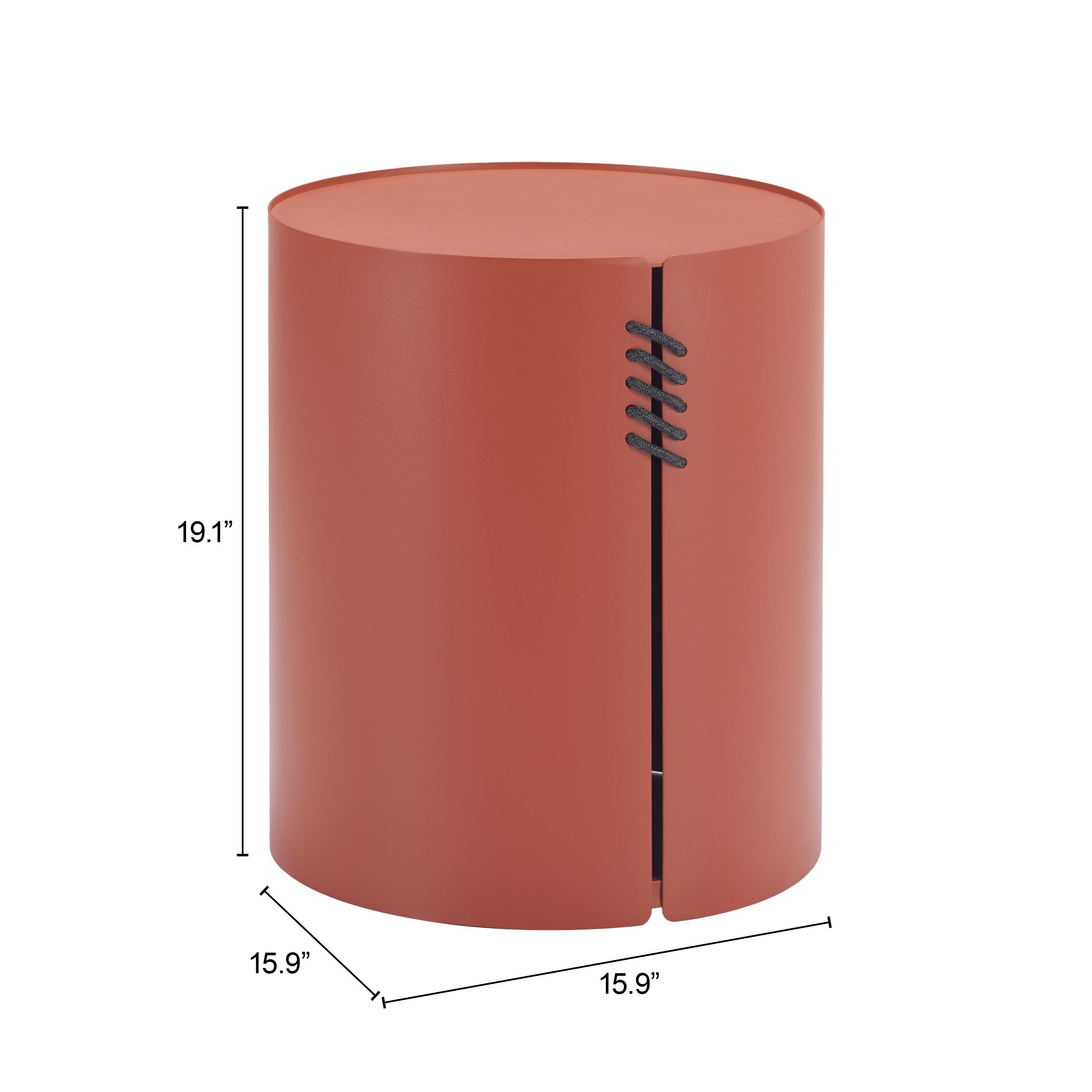 Bayu Round Aluminum Side Table