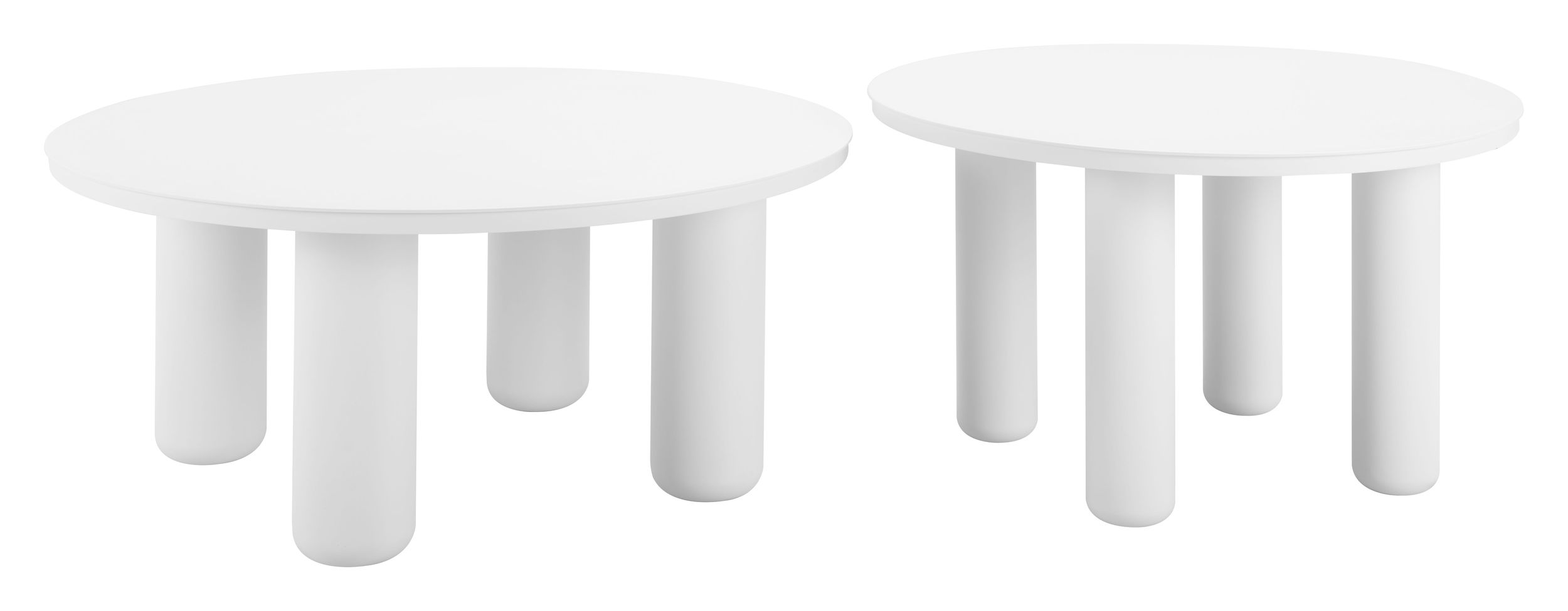 Ola Round Aluminum Outdoor Coffee Table Set