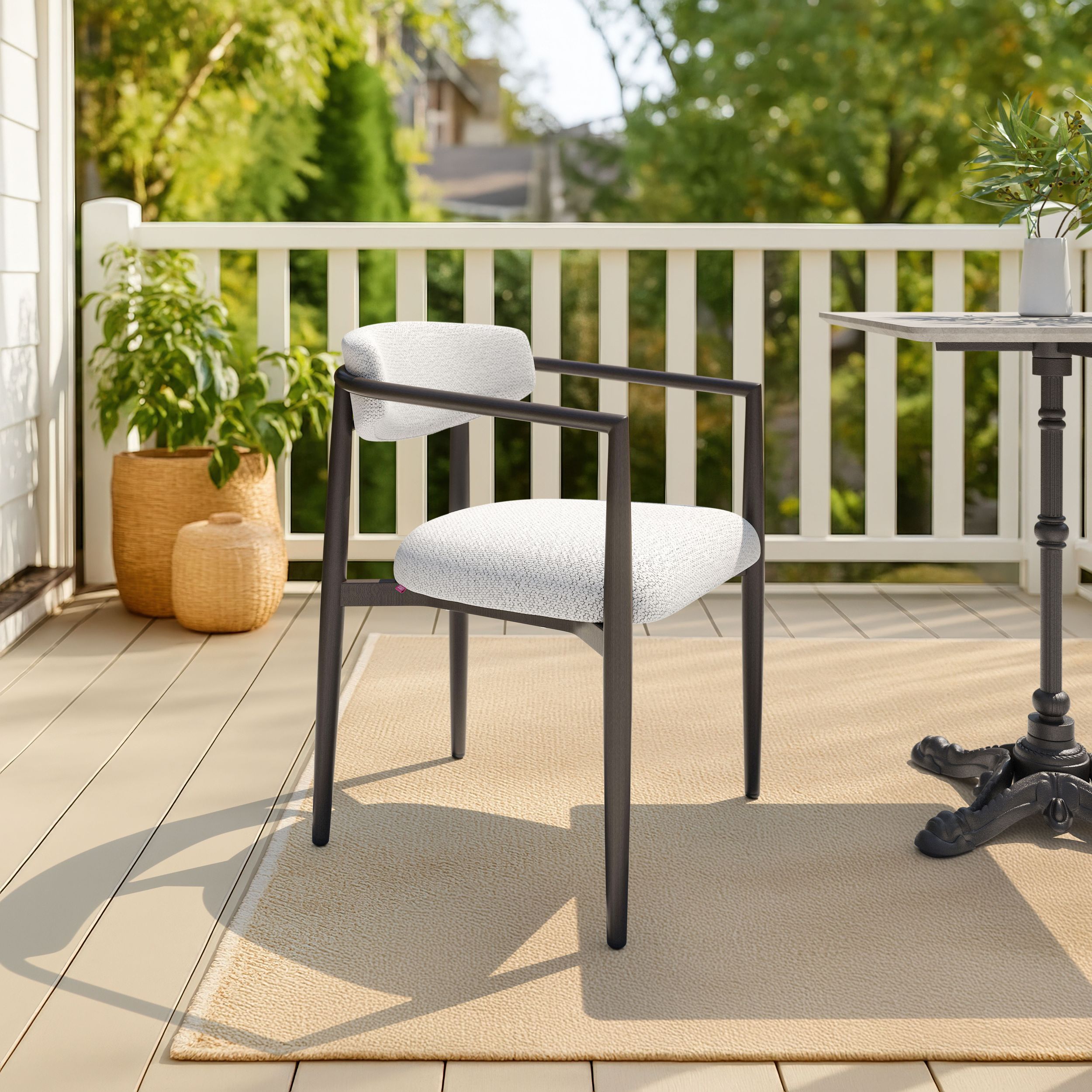 Midori Olefin/Aluminum Outdoor Dining Chair