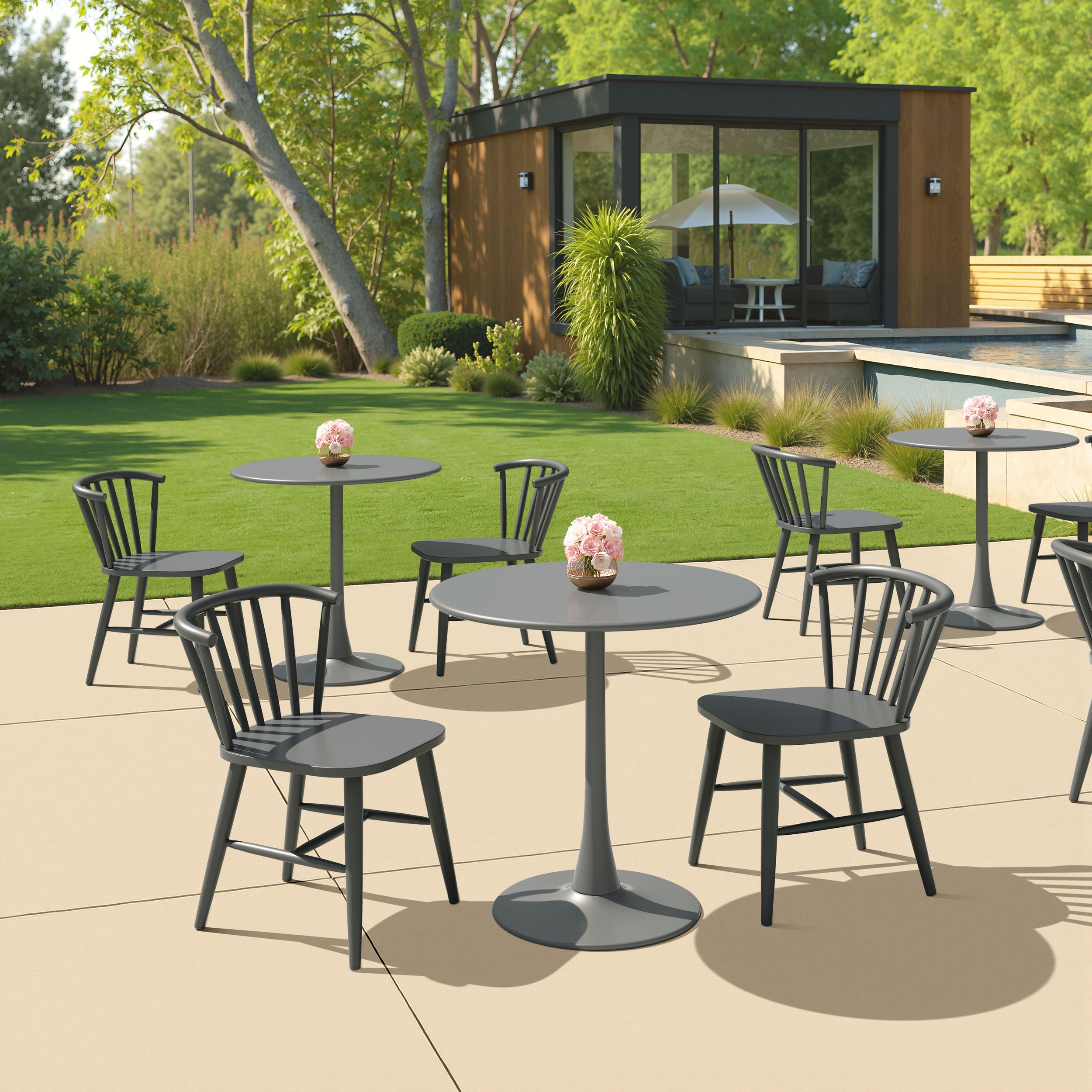 Shio Aluminum Dining Chair