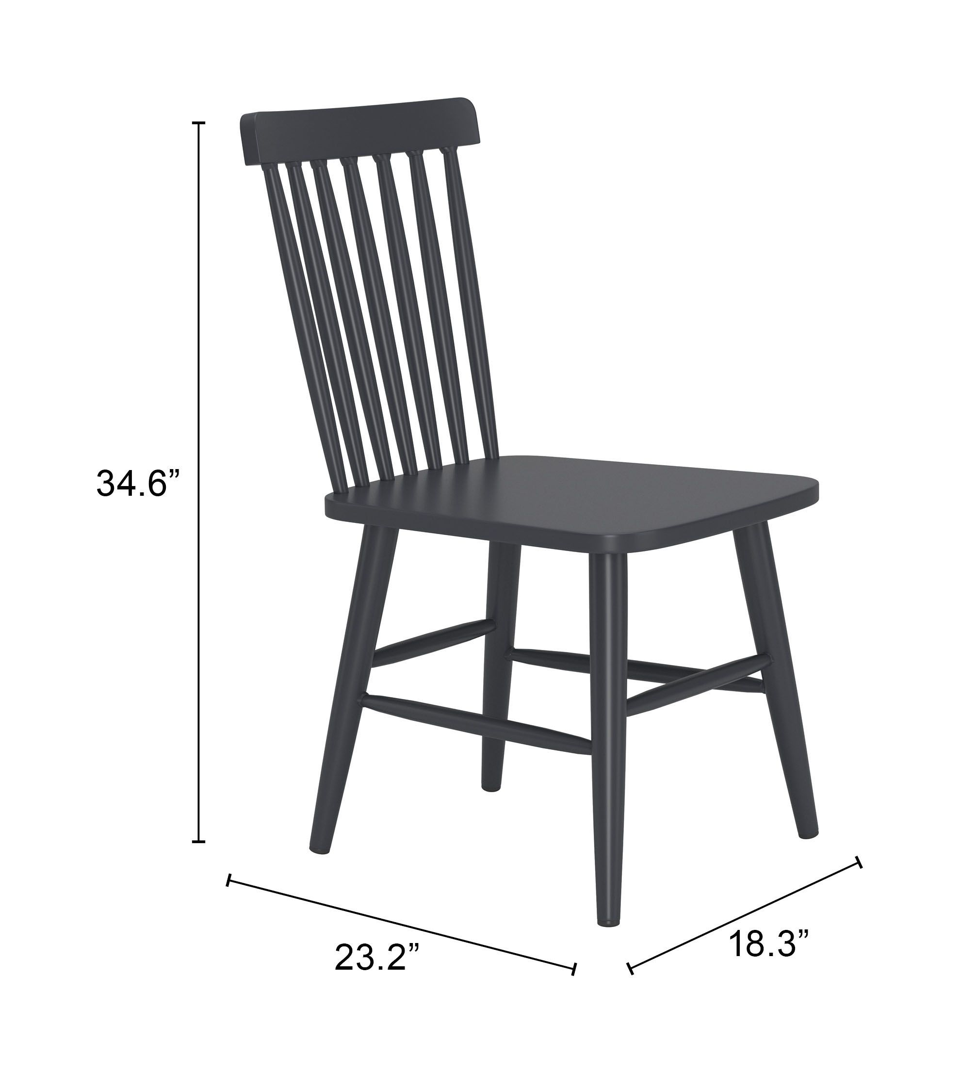 Zeilen Aluminum Dining Chair