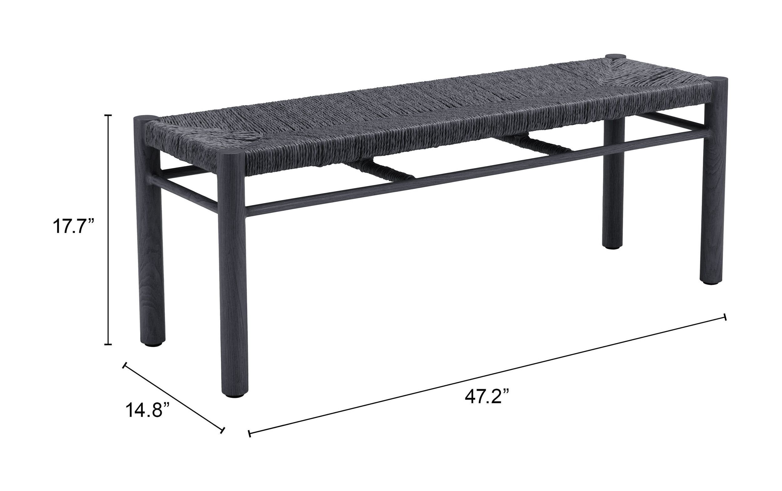 Iska Aluminum Outdoor Bench