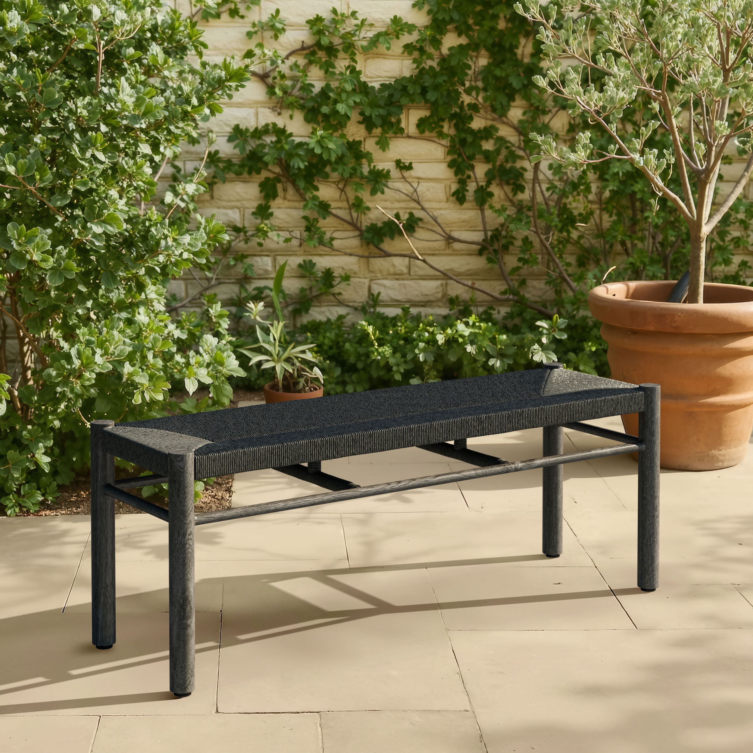 Iska Aluminum Outdoor Bench