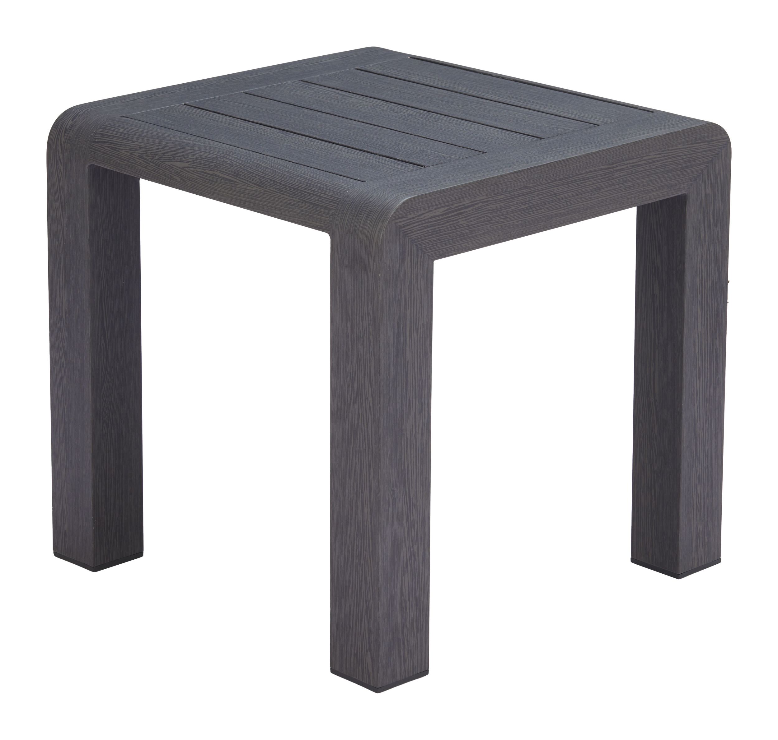 Rolig Square Aluminum Outdoor Side Table