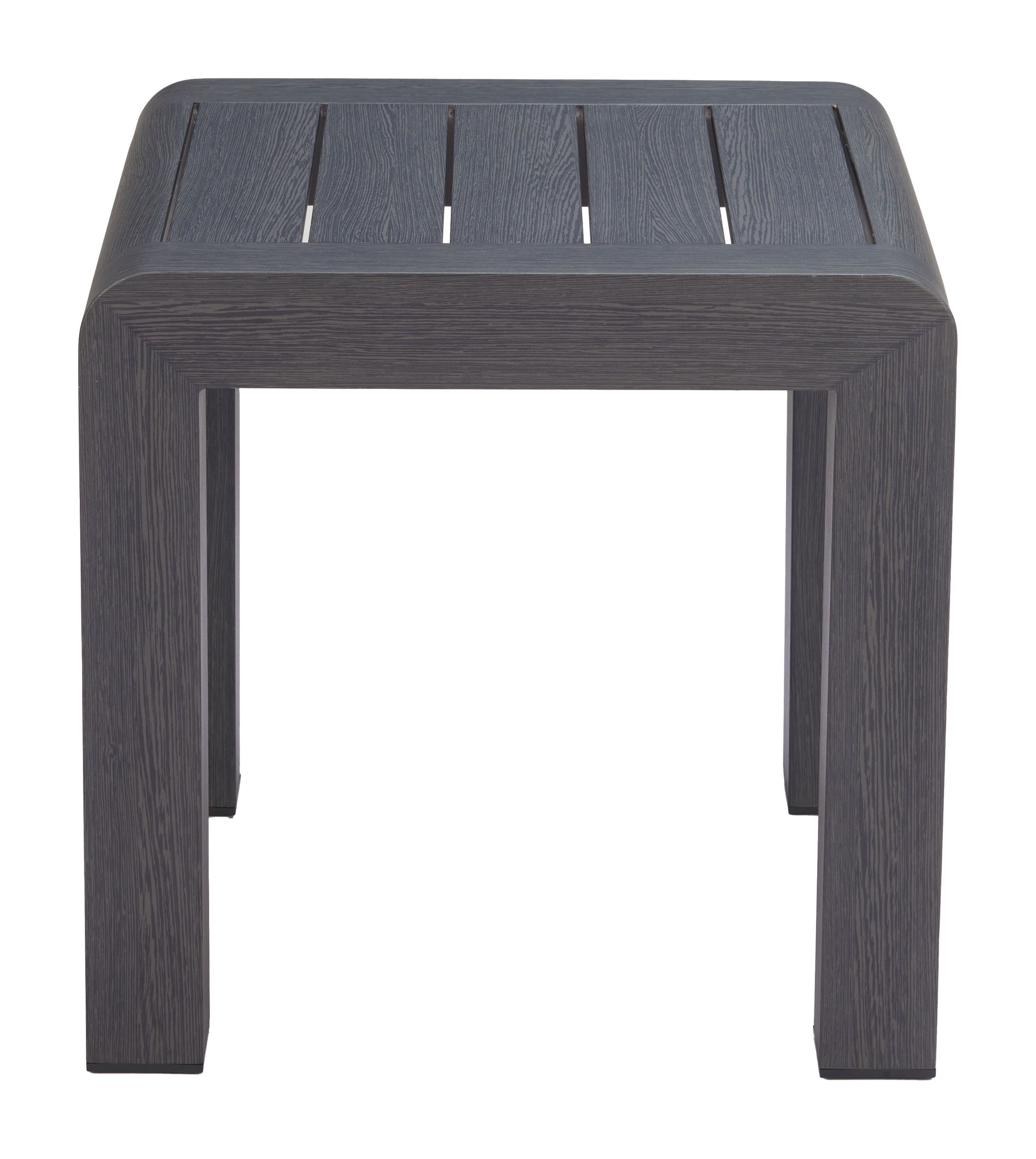 Rolig Square Aluminum Outdoor Side Table