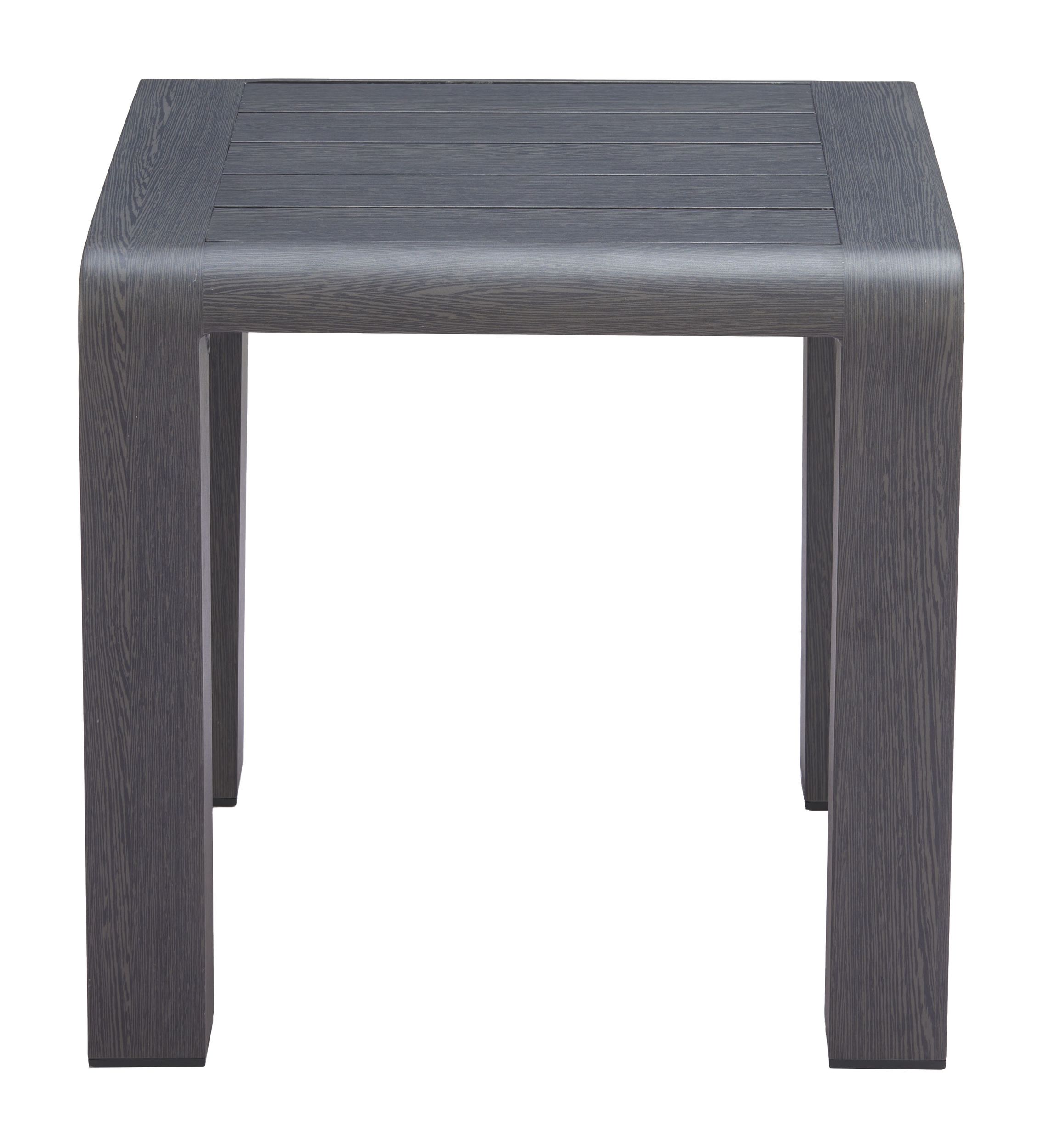 Rolig Square Aluminum Outdoor Side Table