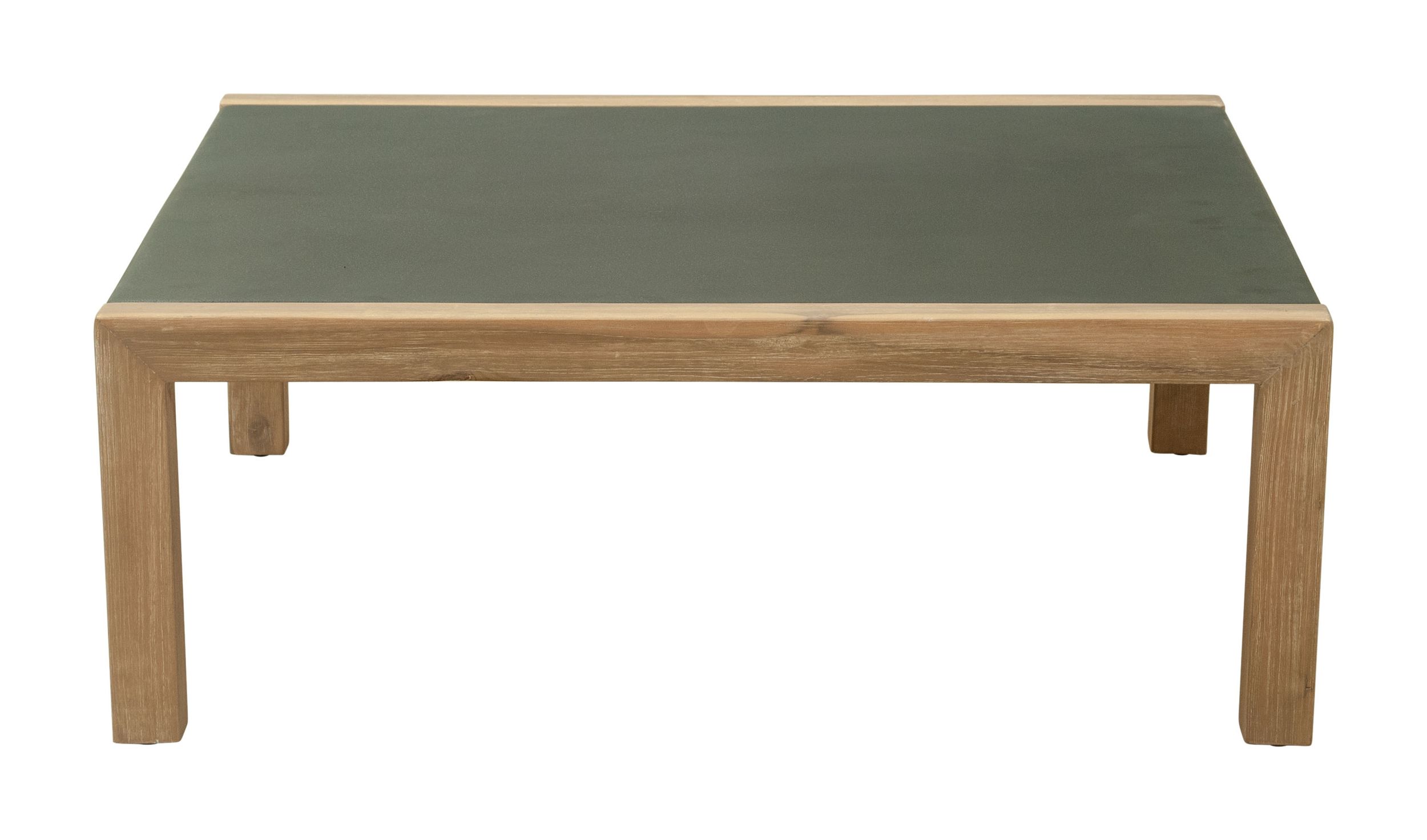 Teras Square Faux Concrete/Wood Outdoor Coffee Table