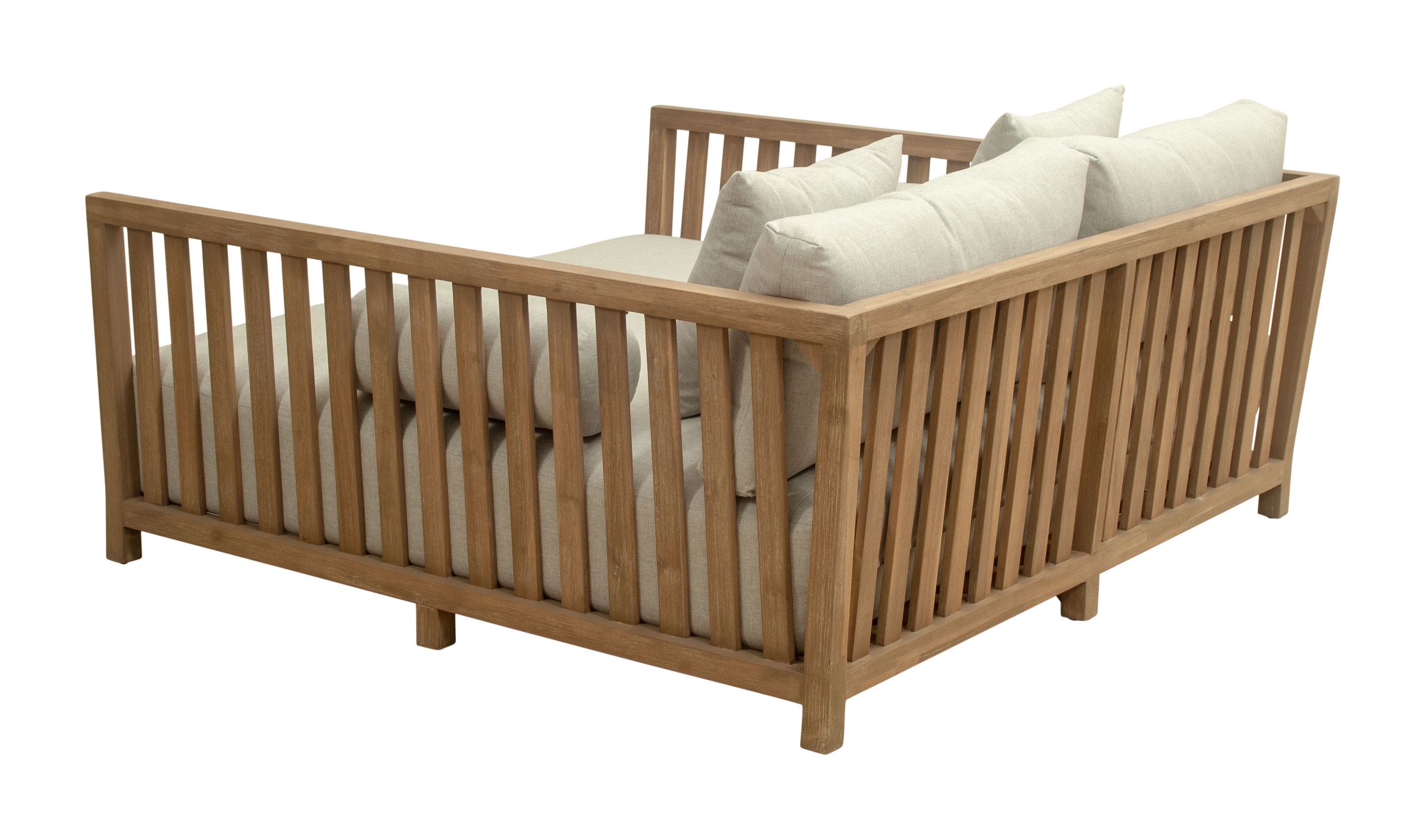 Teras Olefin/Wood Outdoor Daybed