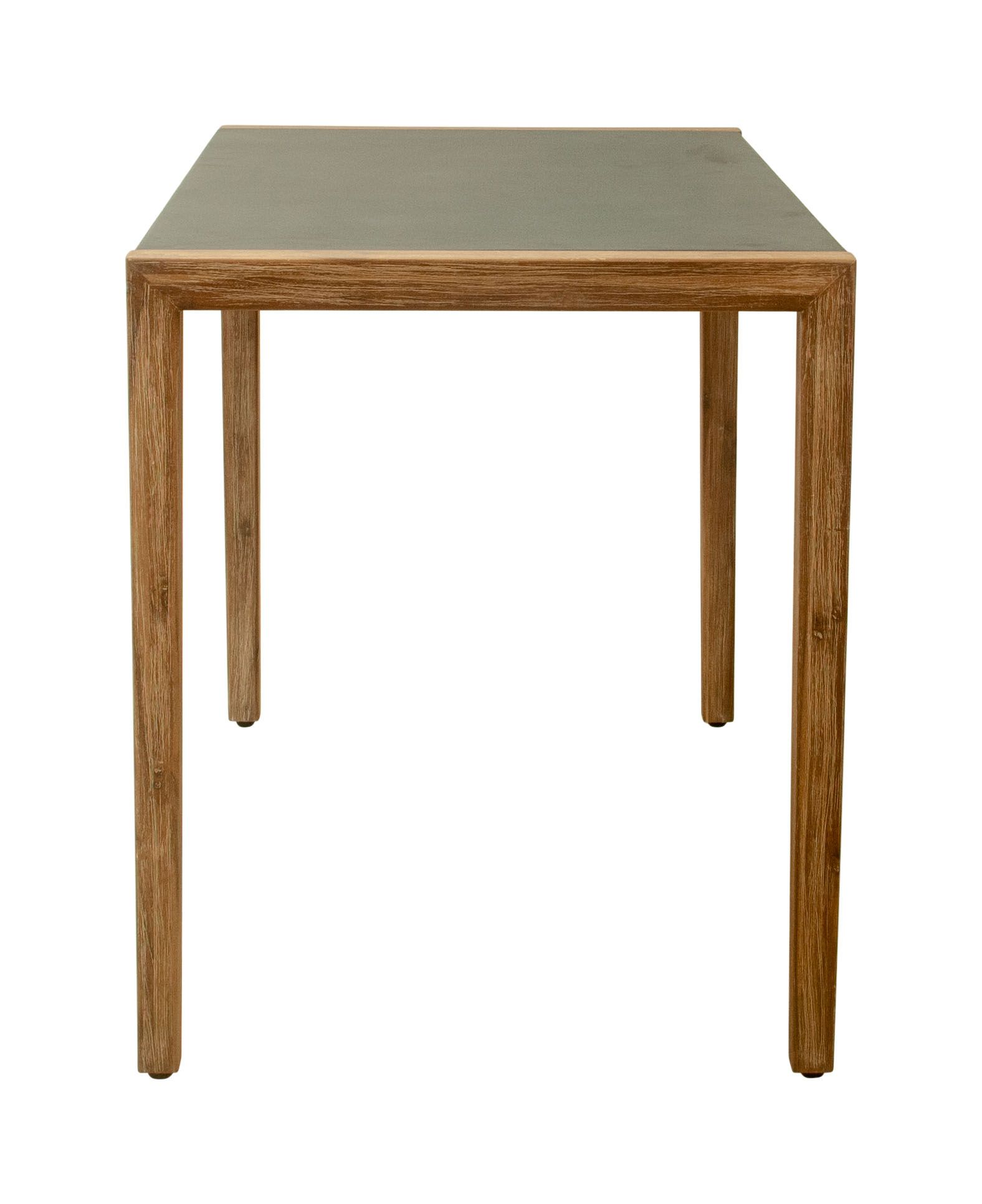 Kata Rectangular Faux Concrete/Wood Counter Table