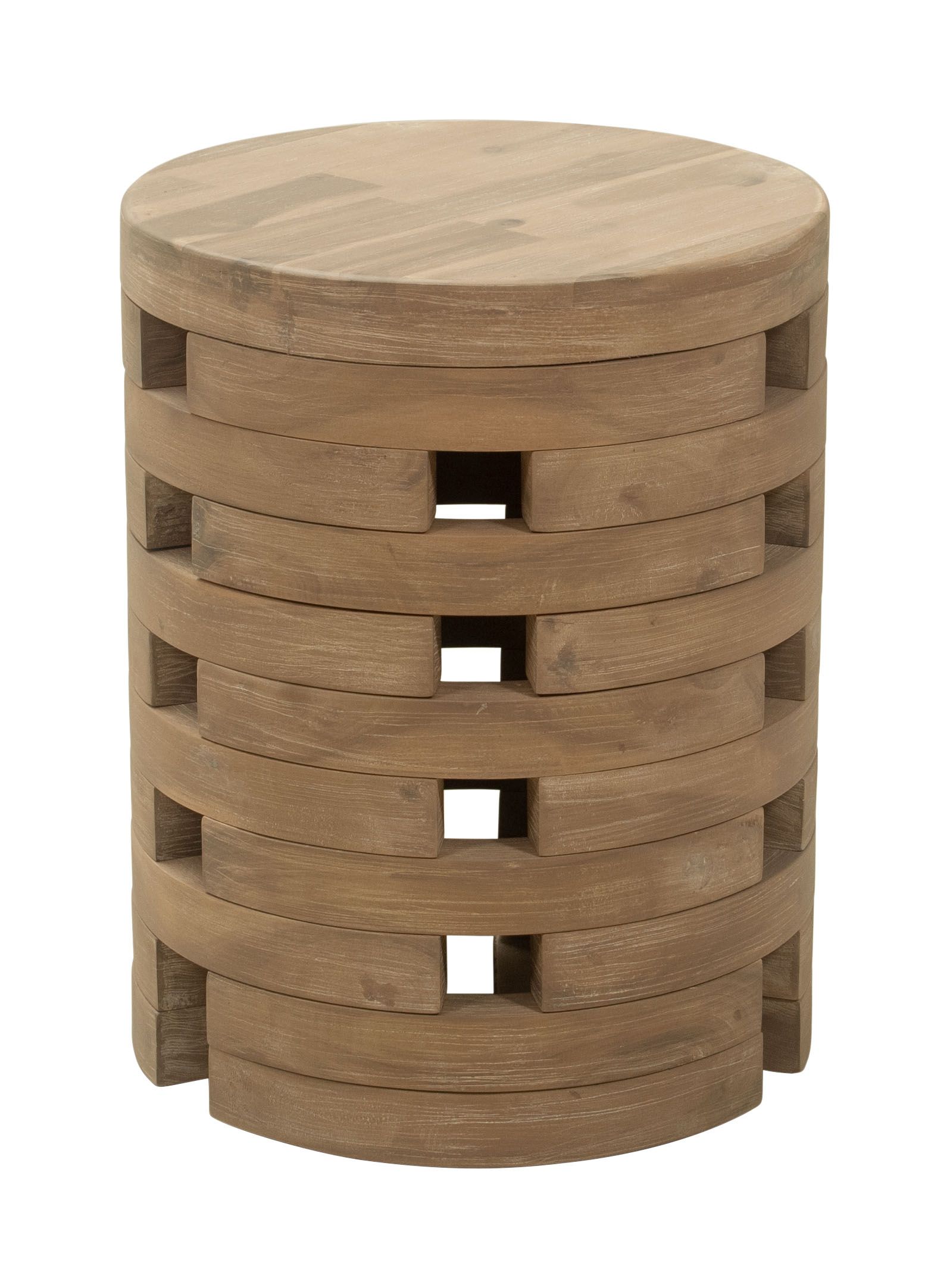Mado Round Wood Side Table