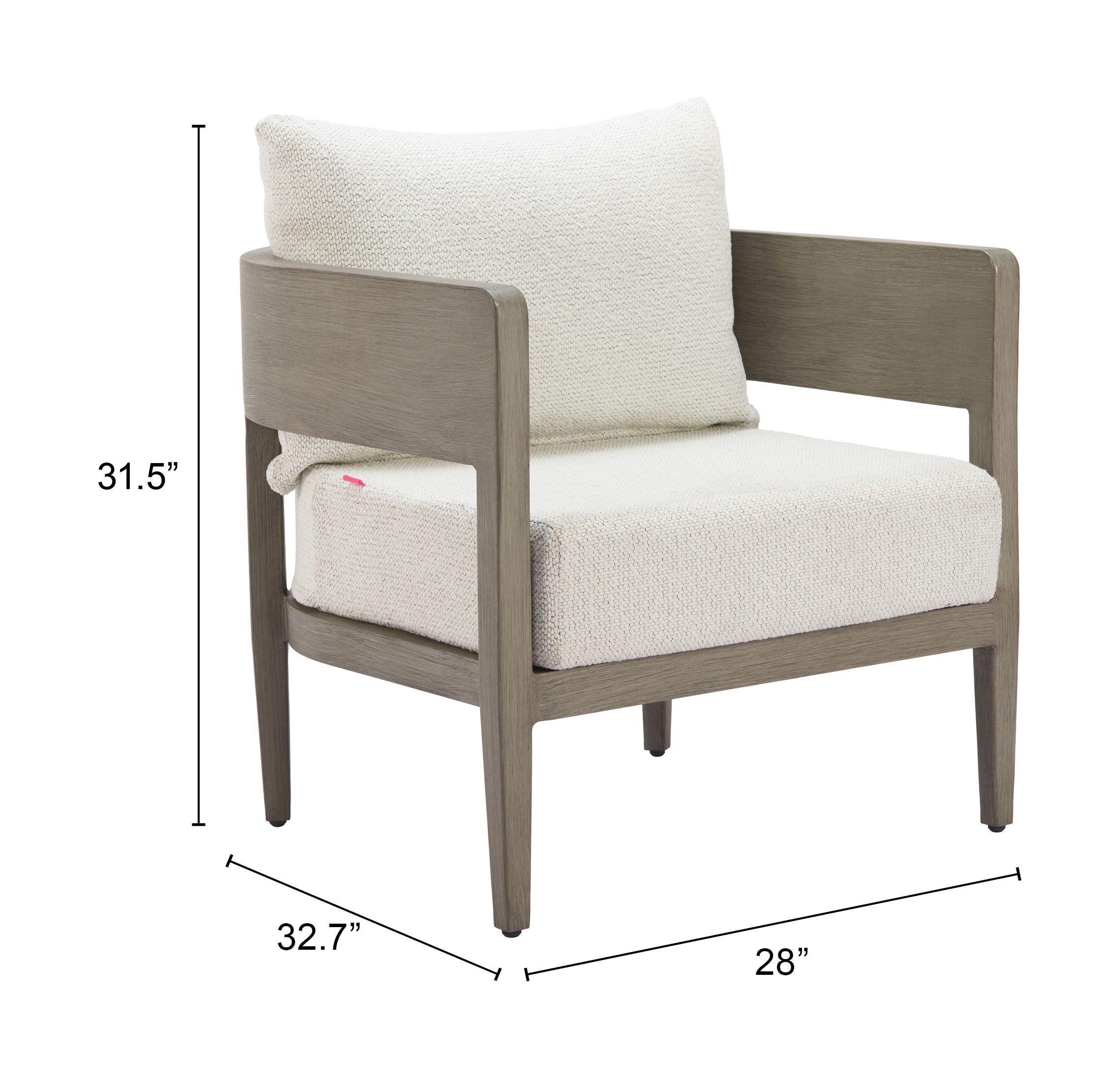 Foret Olefin/Aluminum Outdoor Armchair