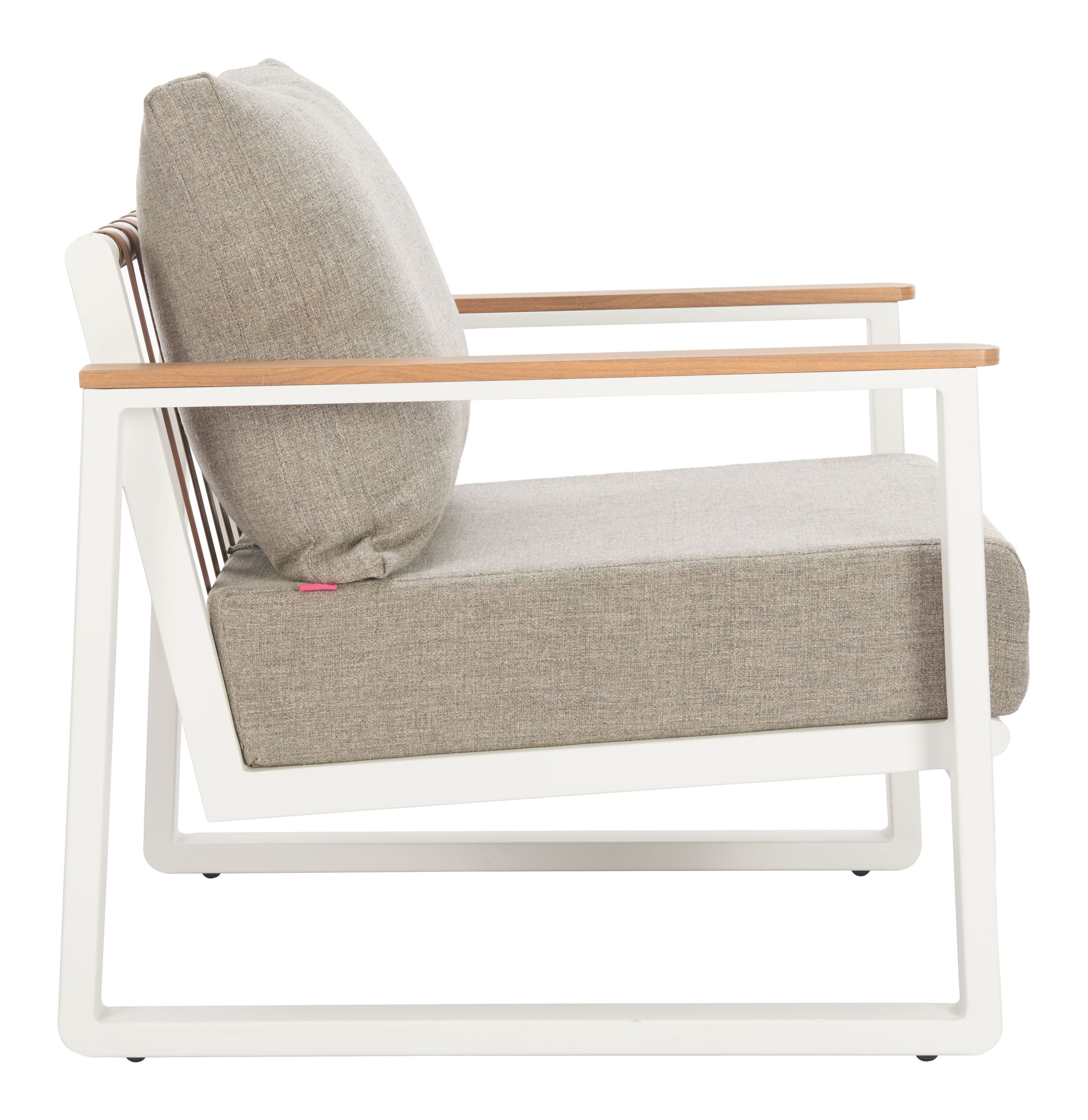 Welt Olefin/Aluminum Outdoor Armchair