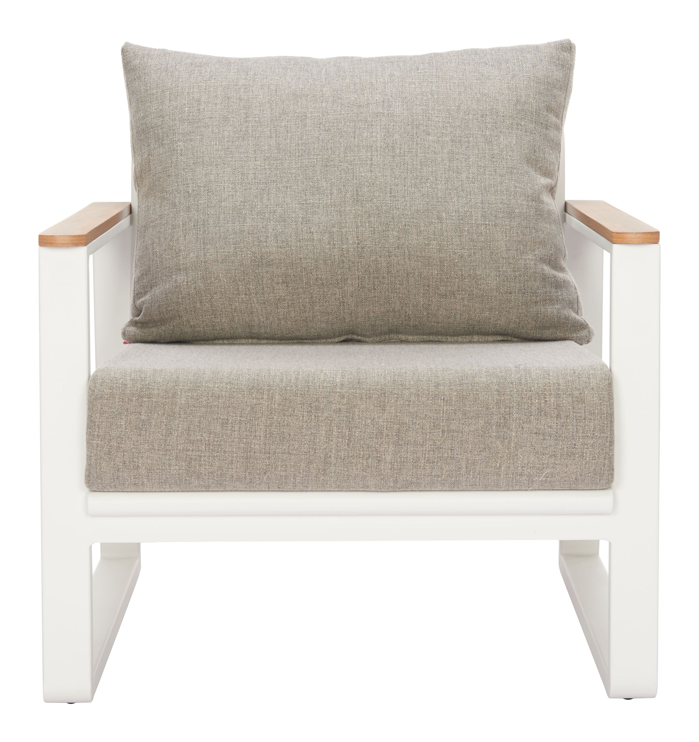 Welt Olefin/Aluminum Outdoor Armchair