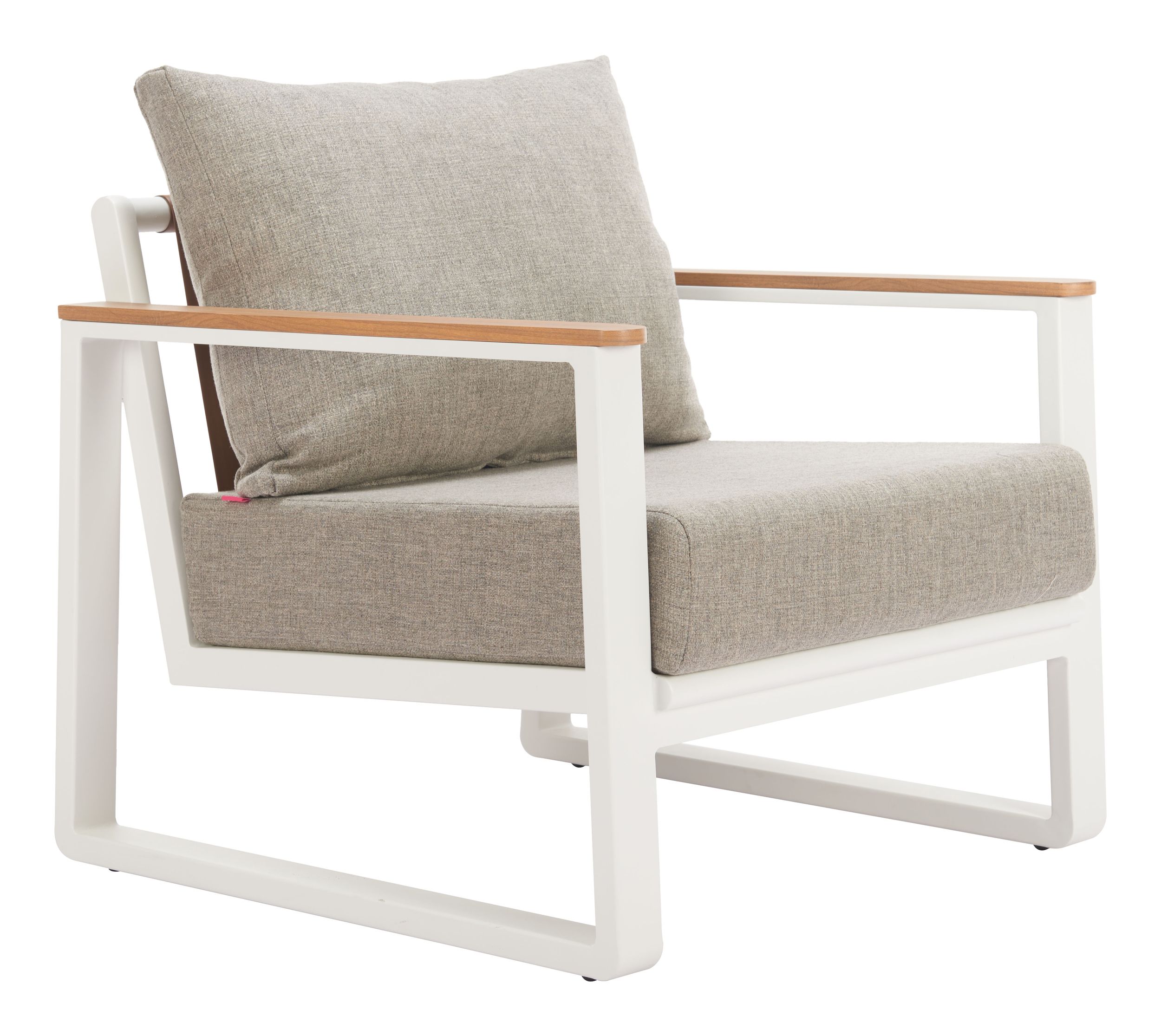 Welt Olefin/Aluminum Outdoor Armchair