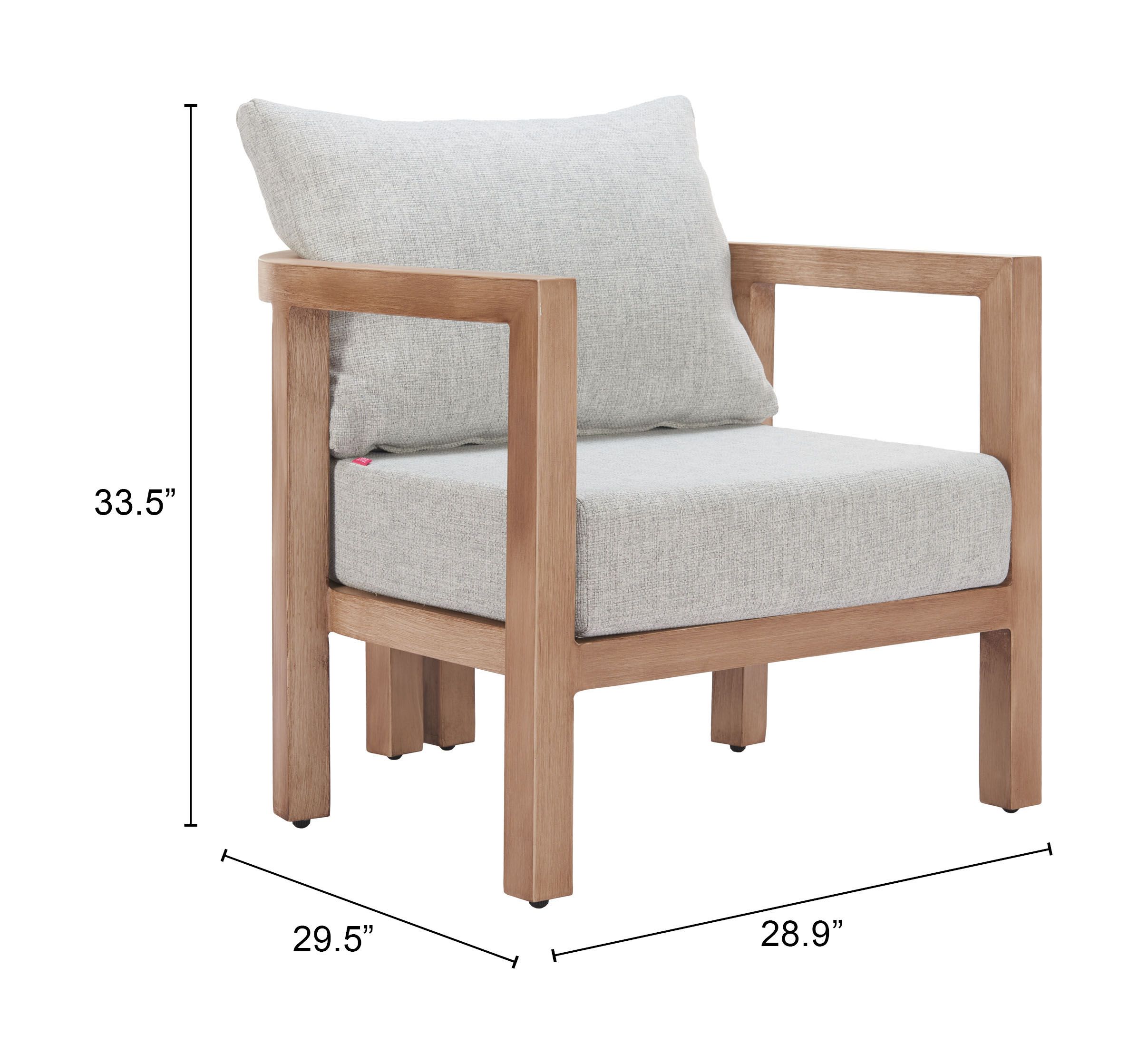 Leto Olefin/Aluminum Outdoor Armchair