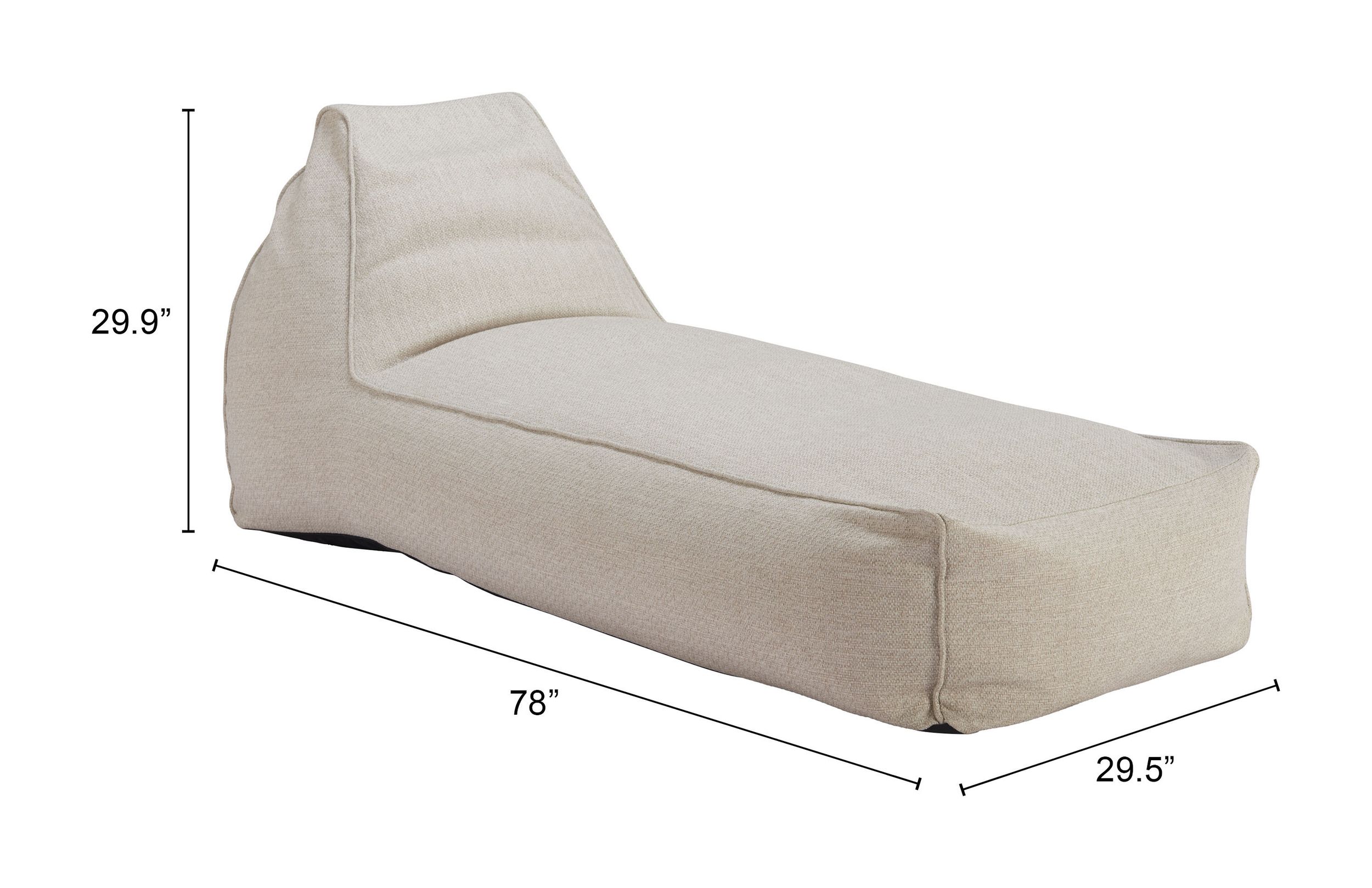 Kalm Olefin Outdoor Lounge Chair
