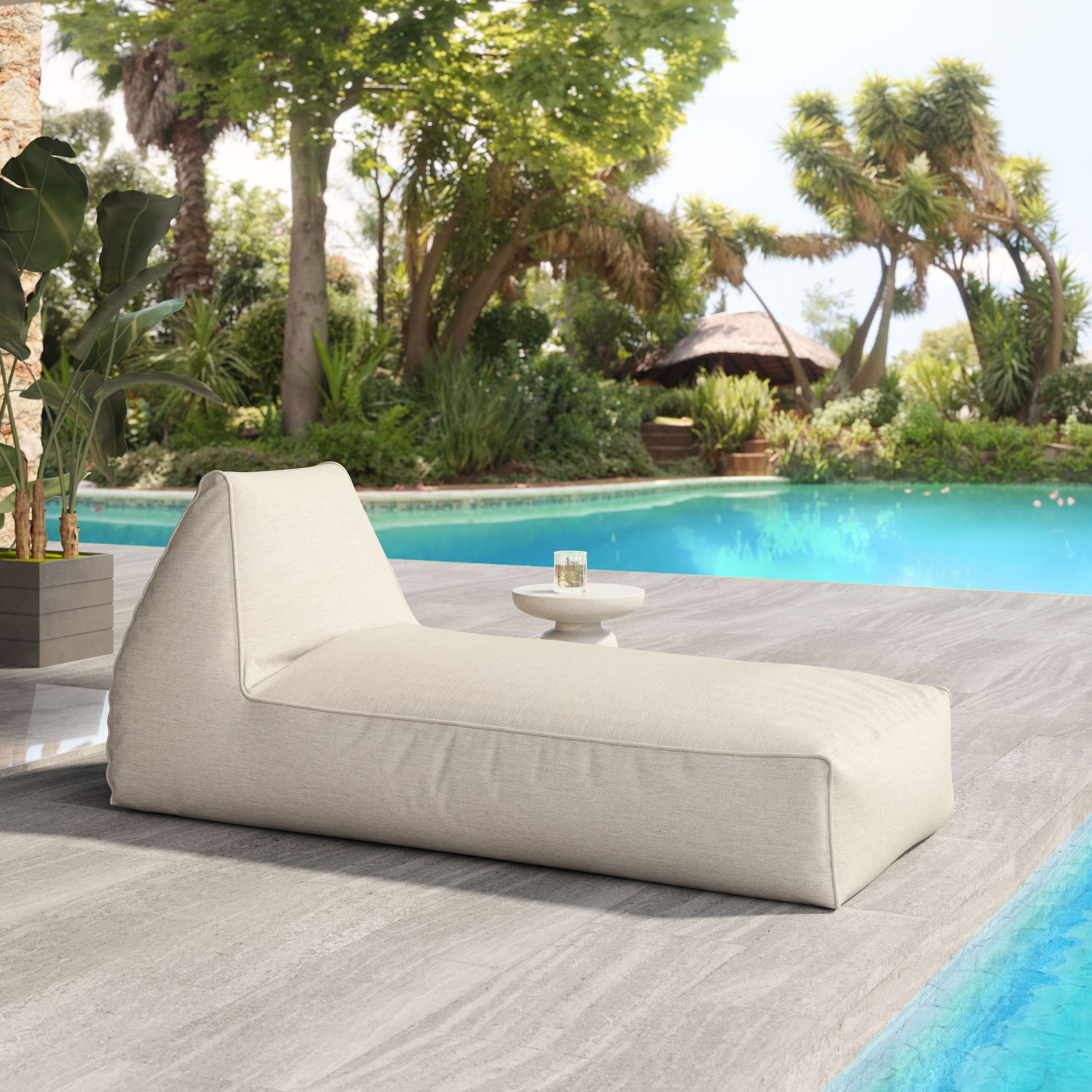 Kalm Olefin Outdoor Lounge Chair