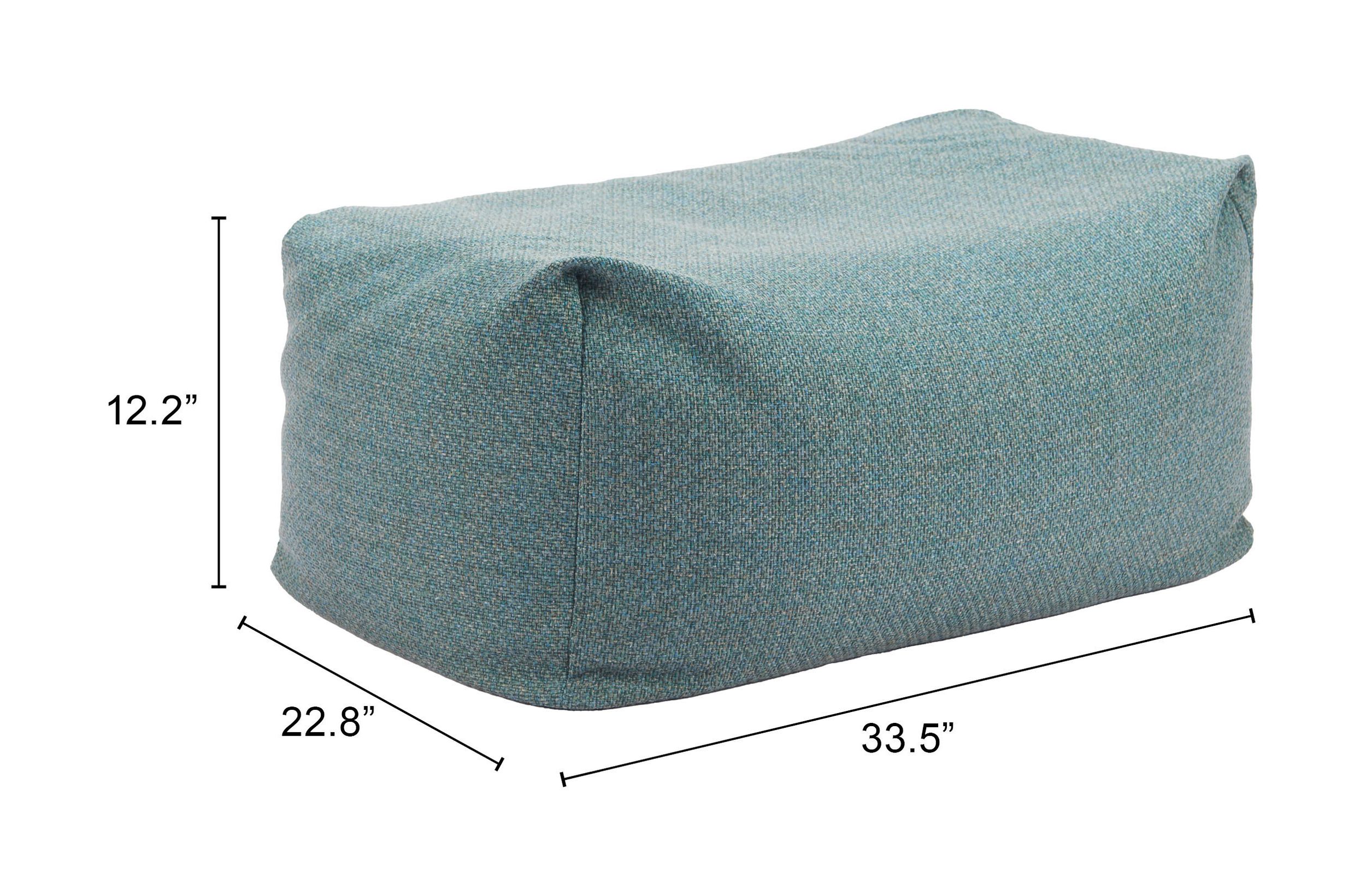 Aroz Rectangular Olefin Outdoor Ottoman