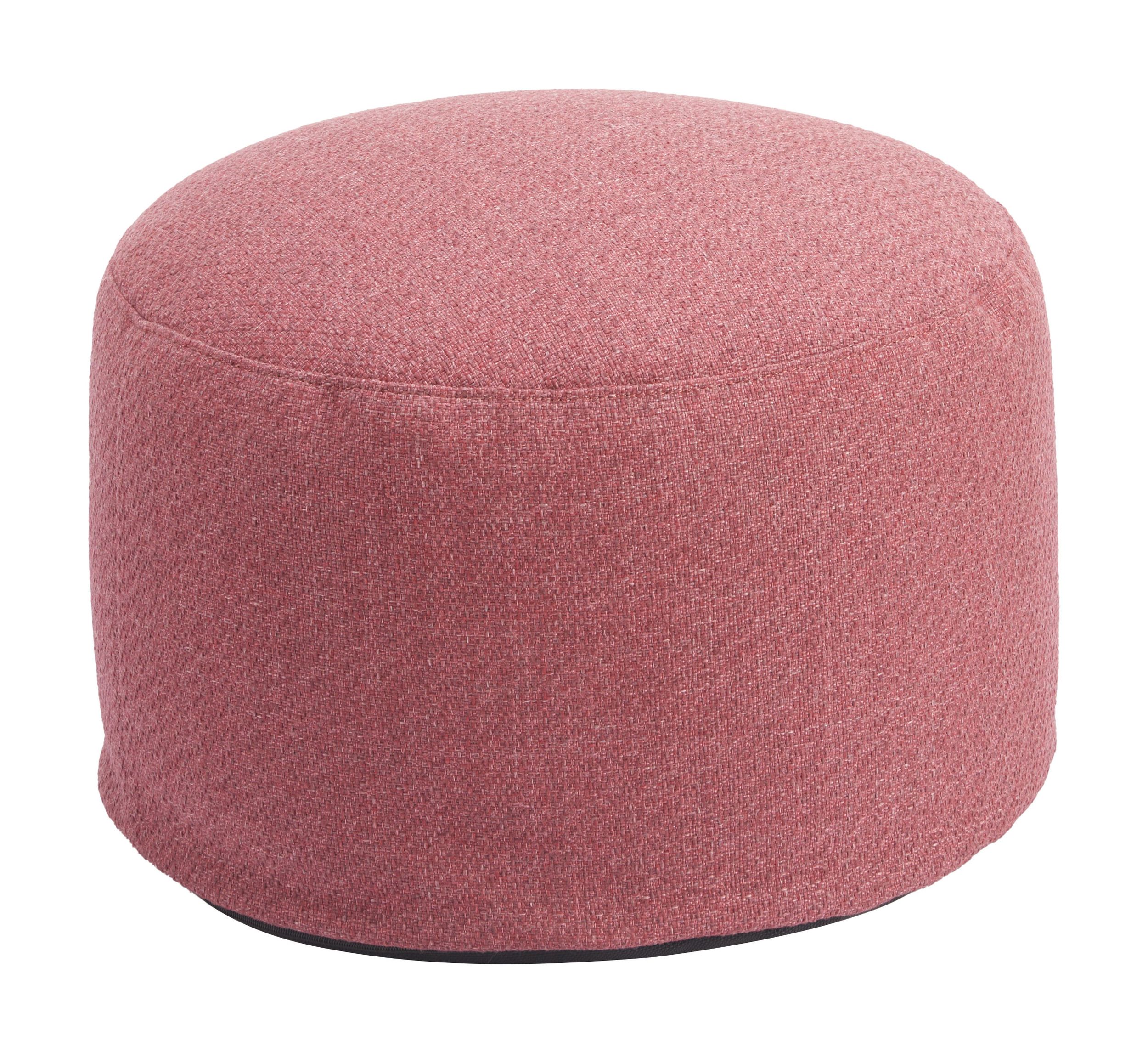 Aruz Round Olefin Outdoor Ottoman