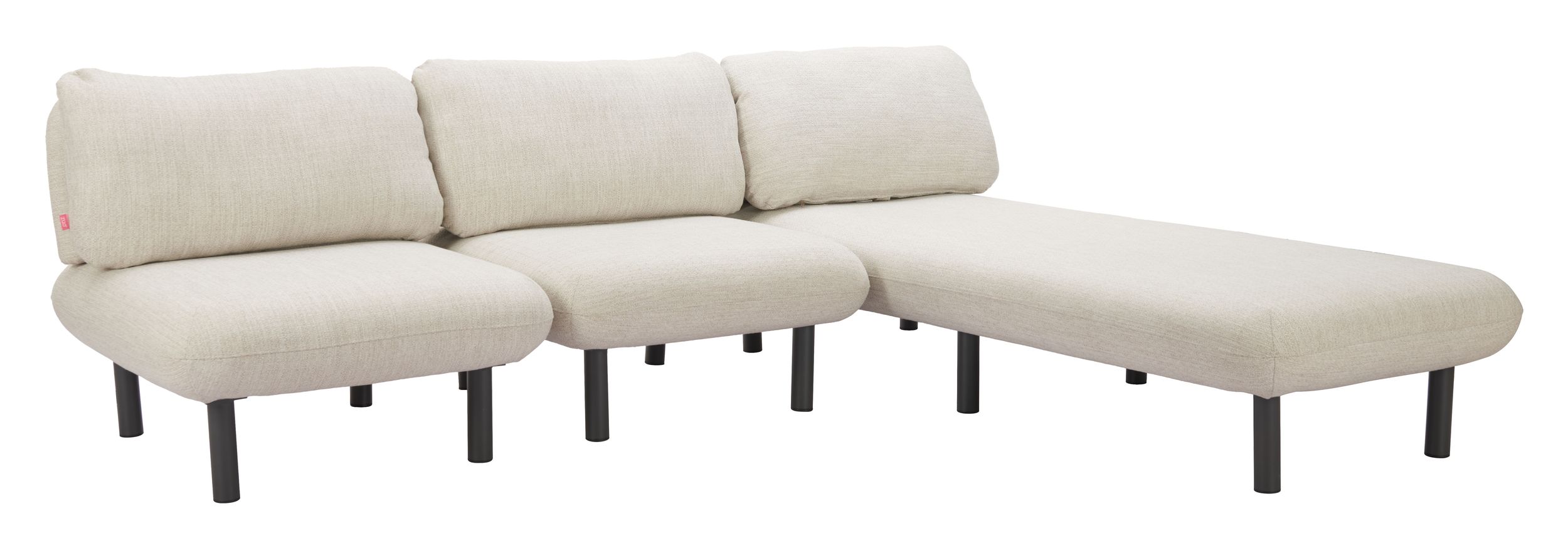 Aperto Olefin/Aluminum Outdoor Chaise