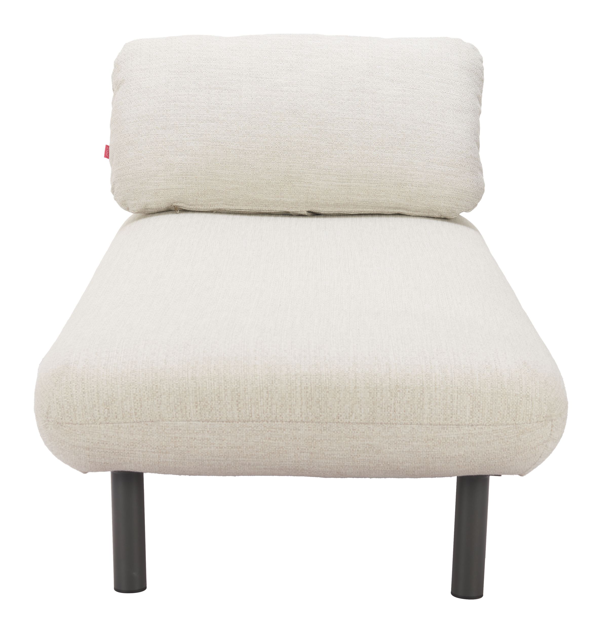 Aperto Olefin/Aluminum Outdoor Chaise