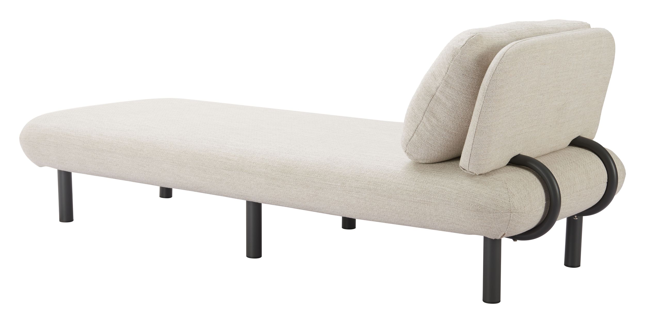 Aperto Olefin/Aluminum Outdoor Chaise