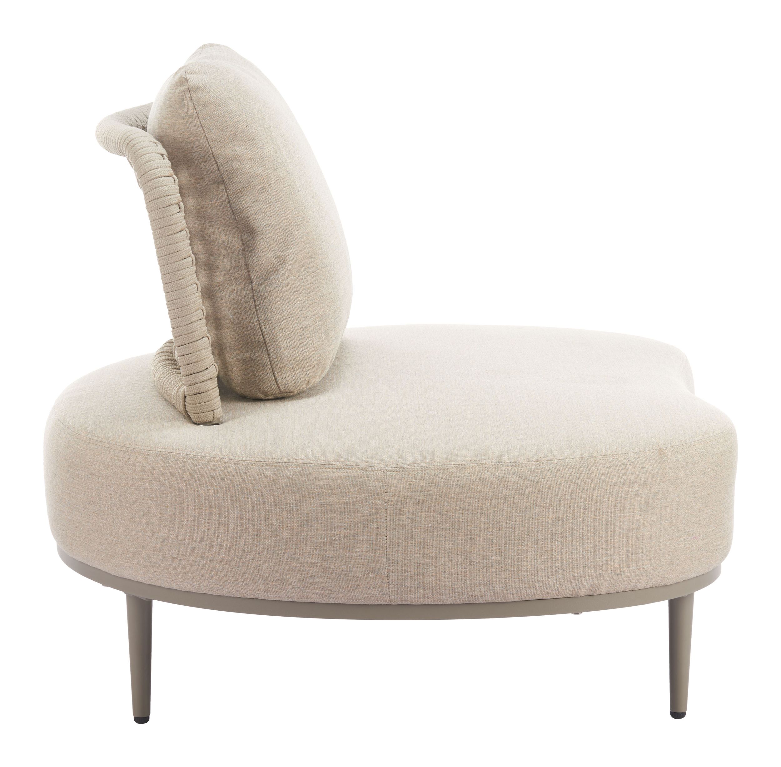 Ruhe Olefin/Aluminum Outdoor Accent Chair