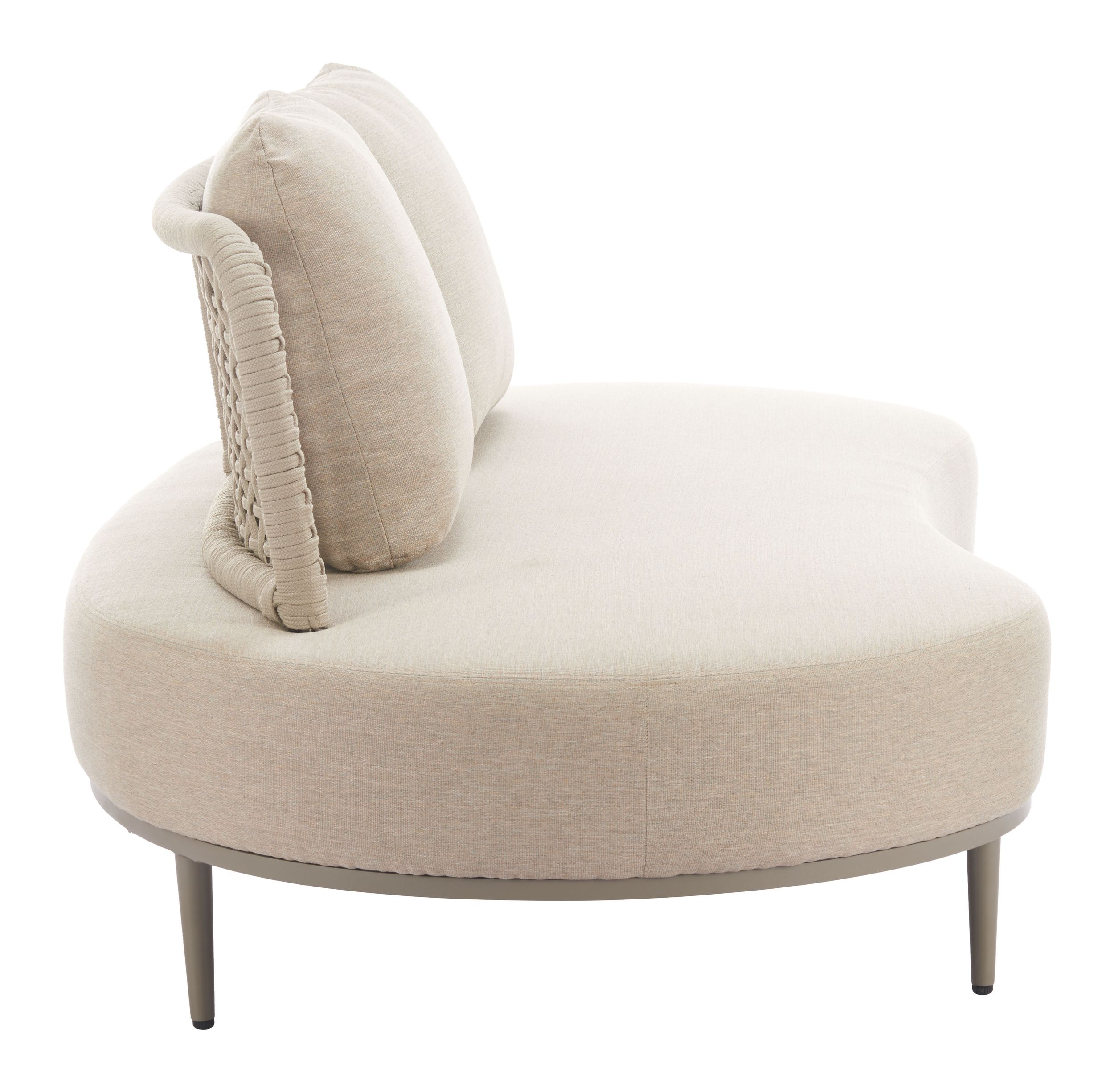 Ruhe Olefin/Synthetic Rattan Weave Outdoor Sofa