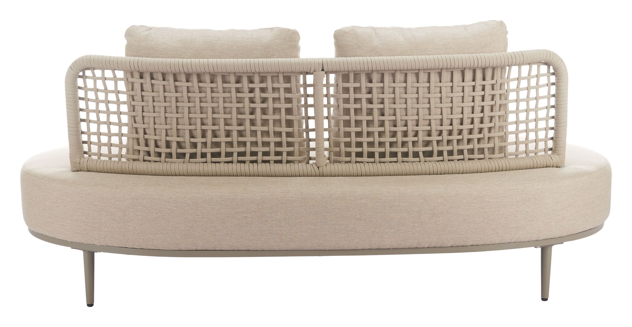 Ruhe Olefin/Synthetic Rattan Weave Outdoor Sofa