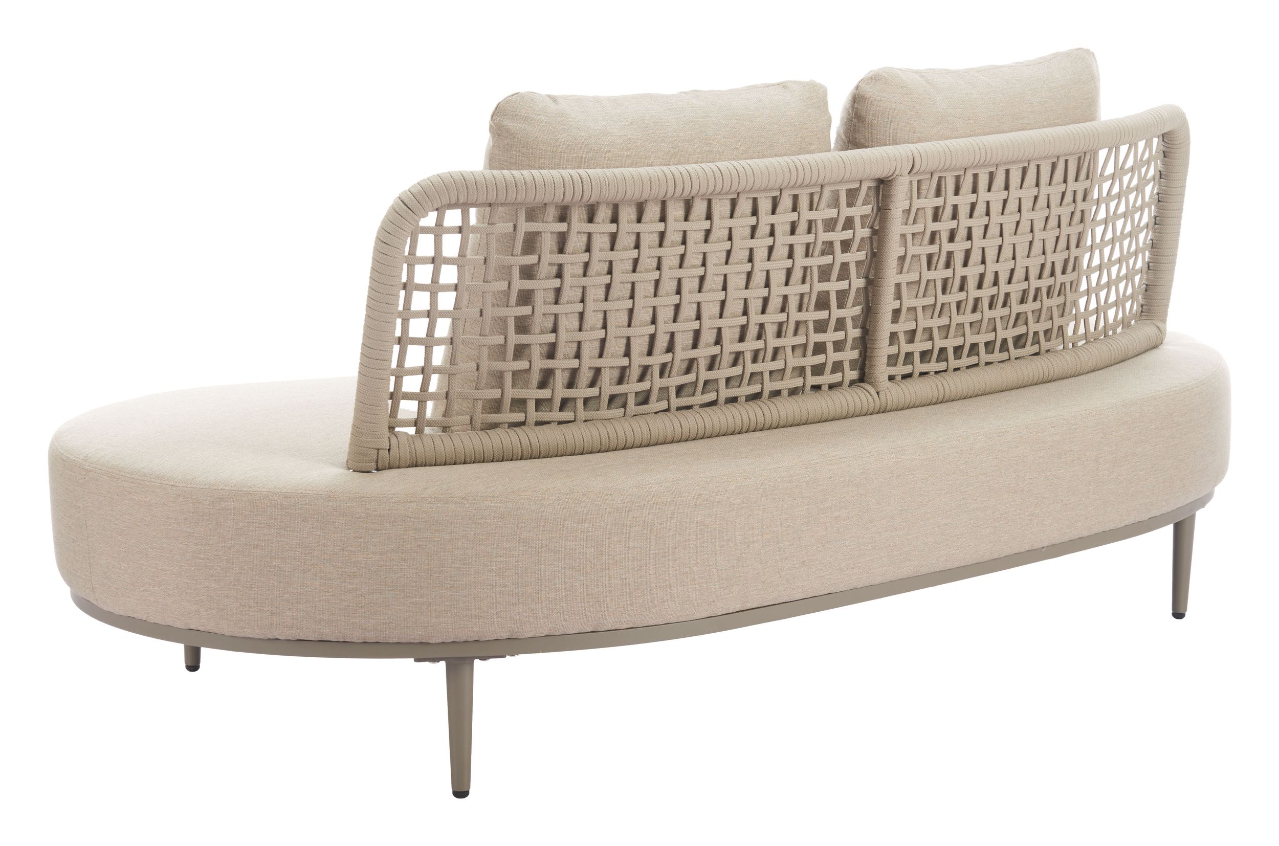 Ruhe Olefin/Synthetic Rattan Weave Outdoor Sofa