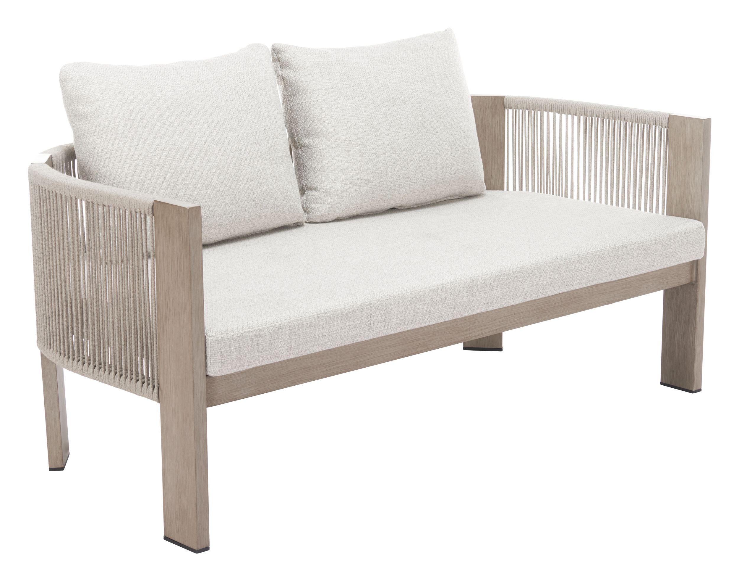 Teak and Rope Outdoor Furniture