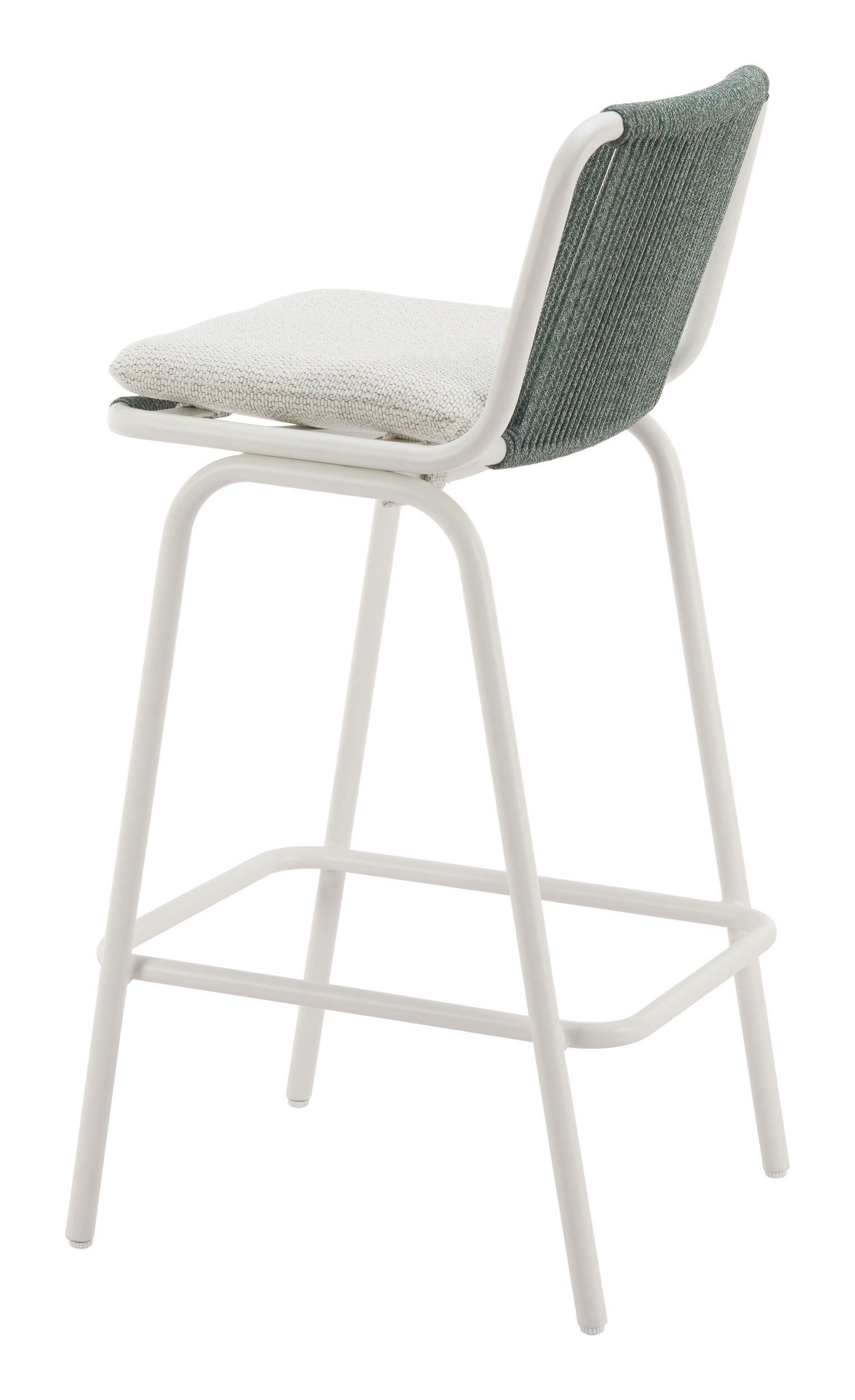 Luft Olefin/Aluminum Outdoor Barstool