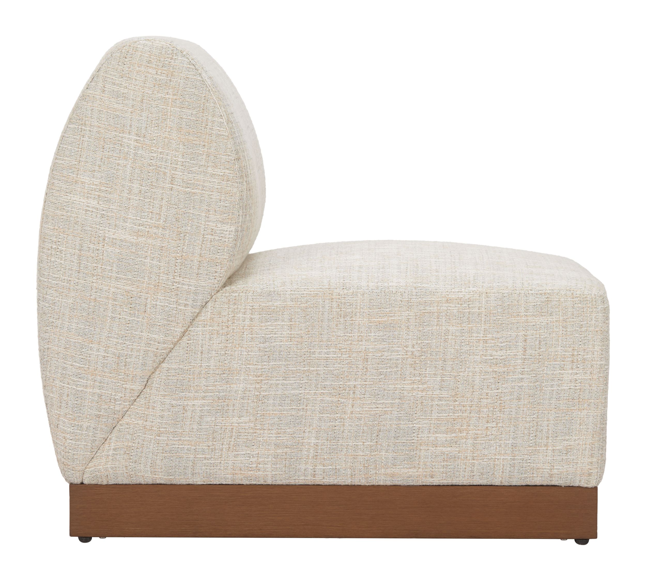 Christy Polyester Modular Armless Chair