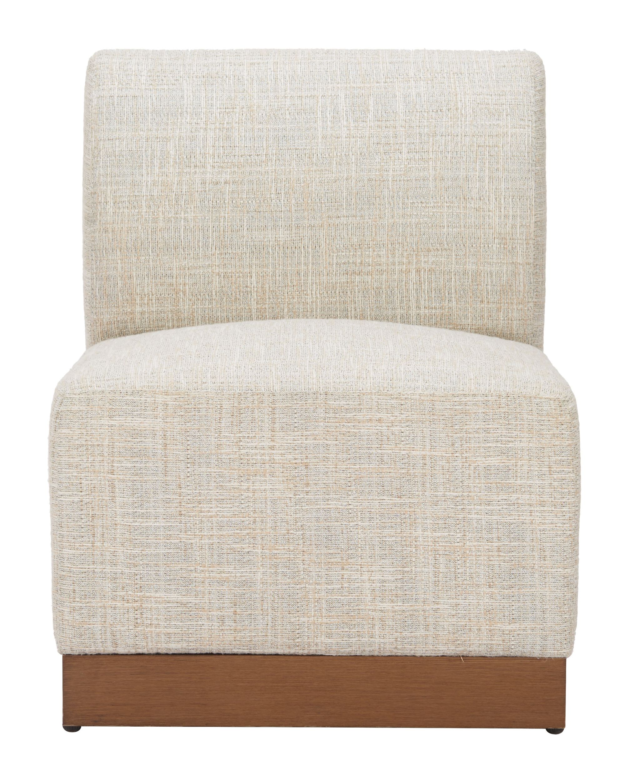 Christy Polyester Modular Armless Chair
