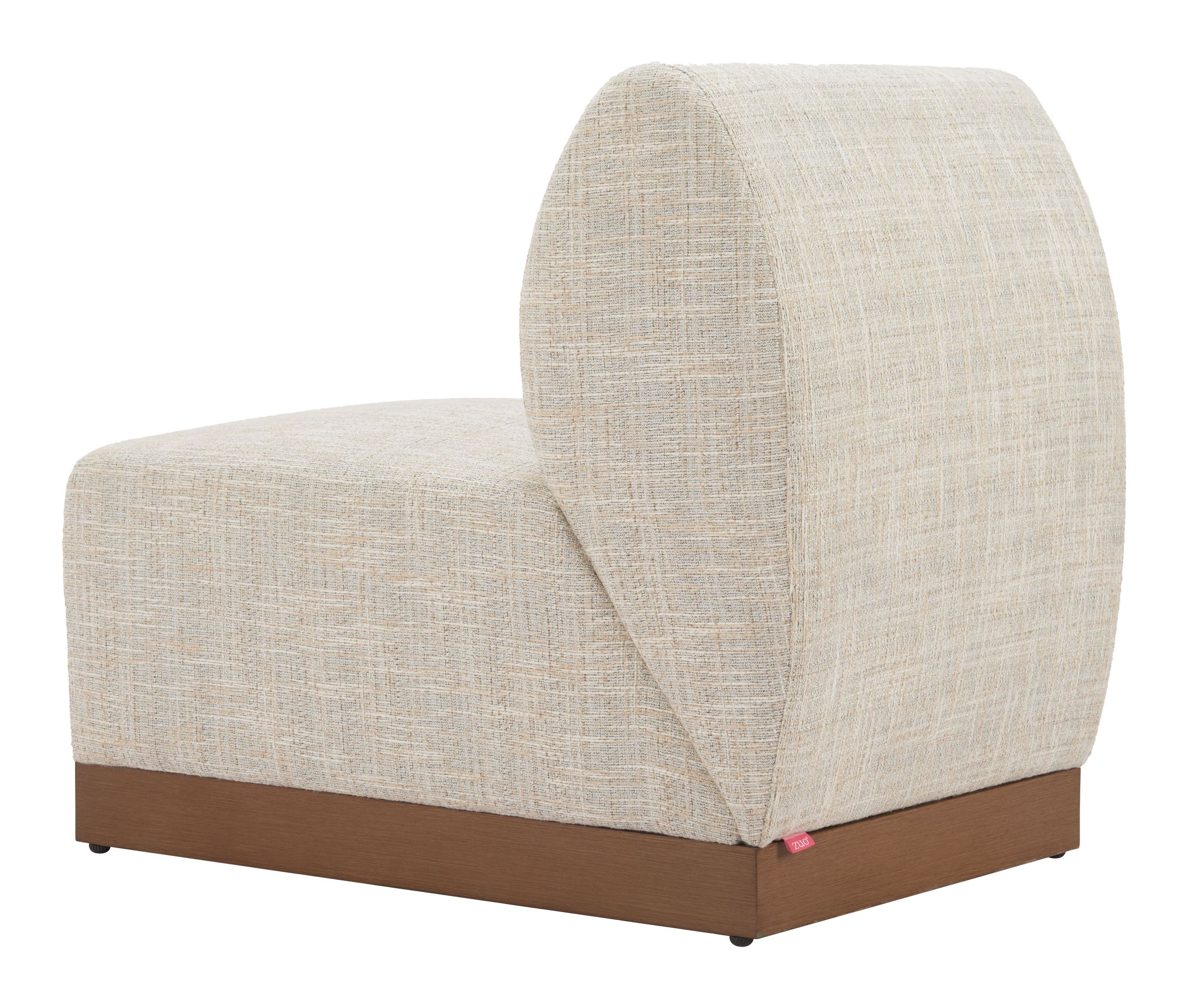 Christy Polyester Modular Armless Chair