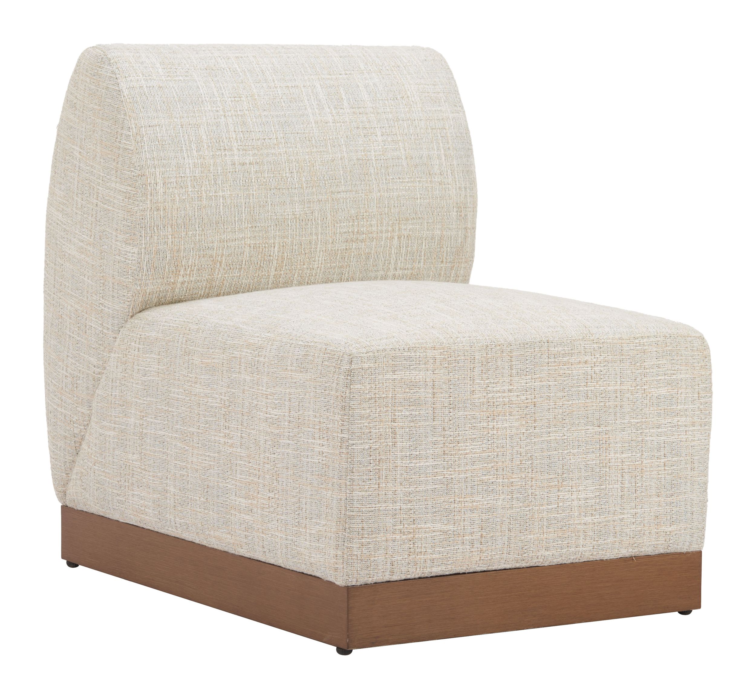 Christy Polyester Modular Armless Chair