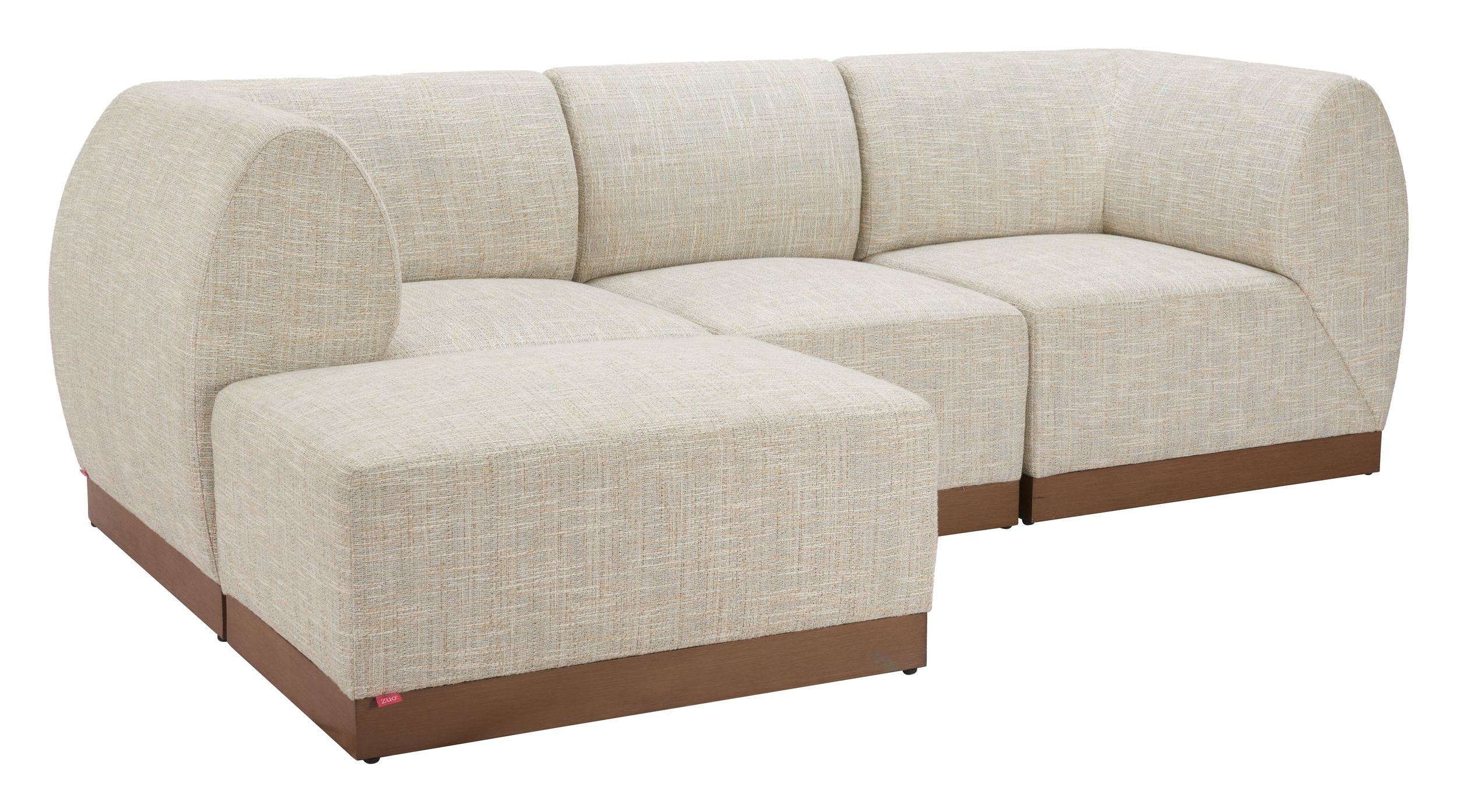 Christy Polyester Modular Armless Chair