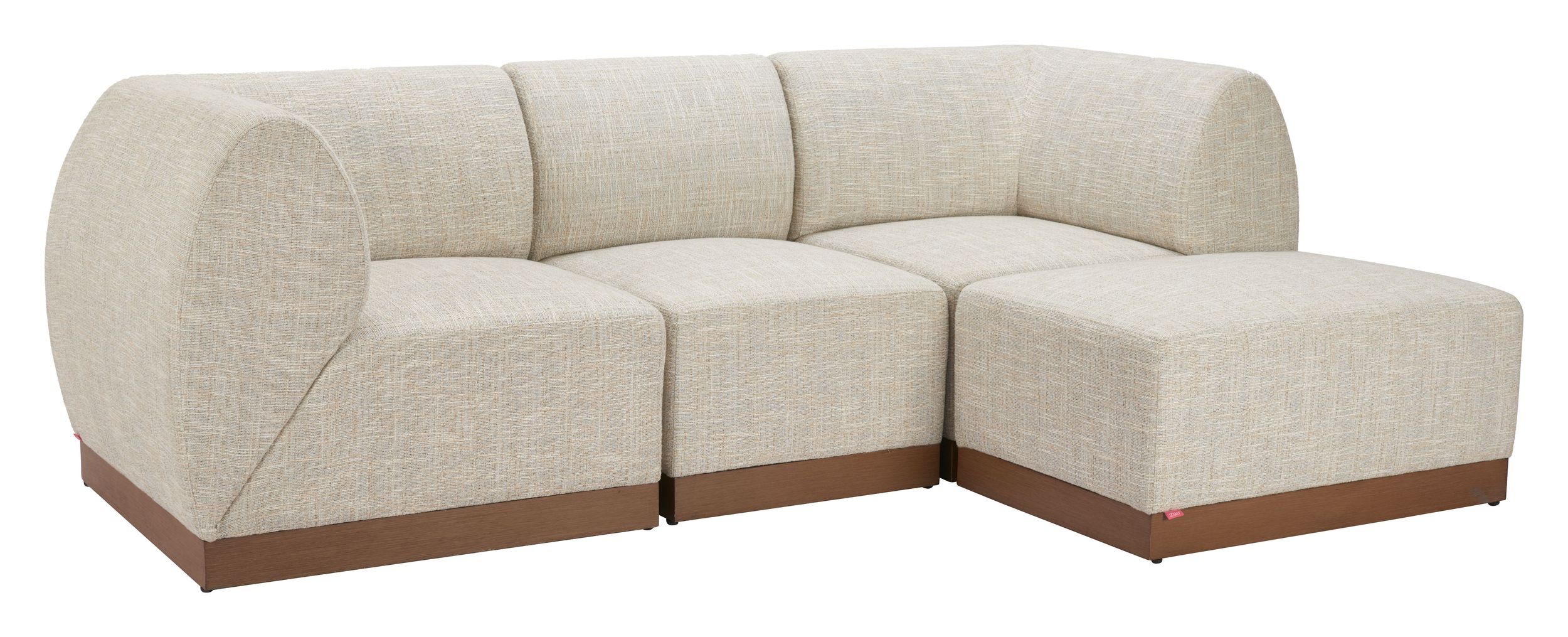 Christy Polyester Modular Armless Chair