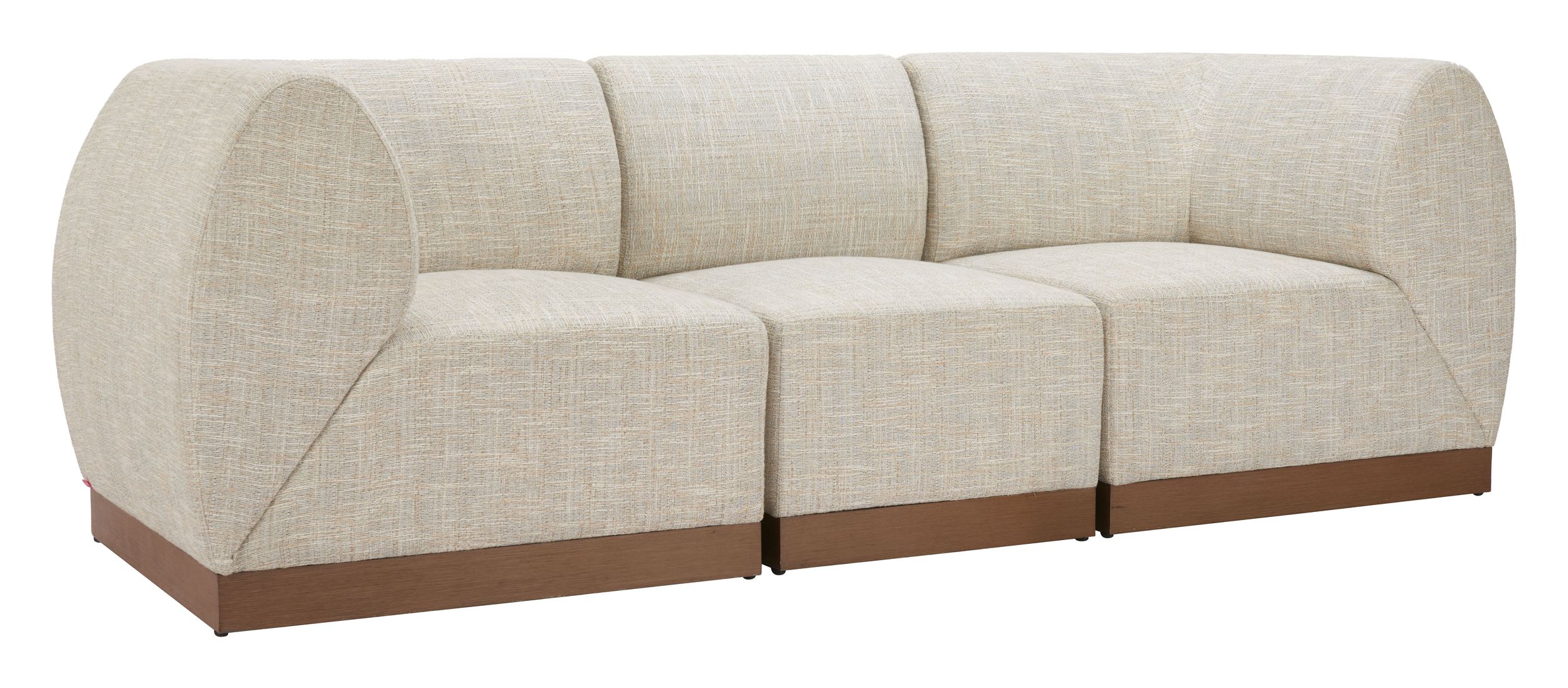 Christy Polyester Modular Armless Chair