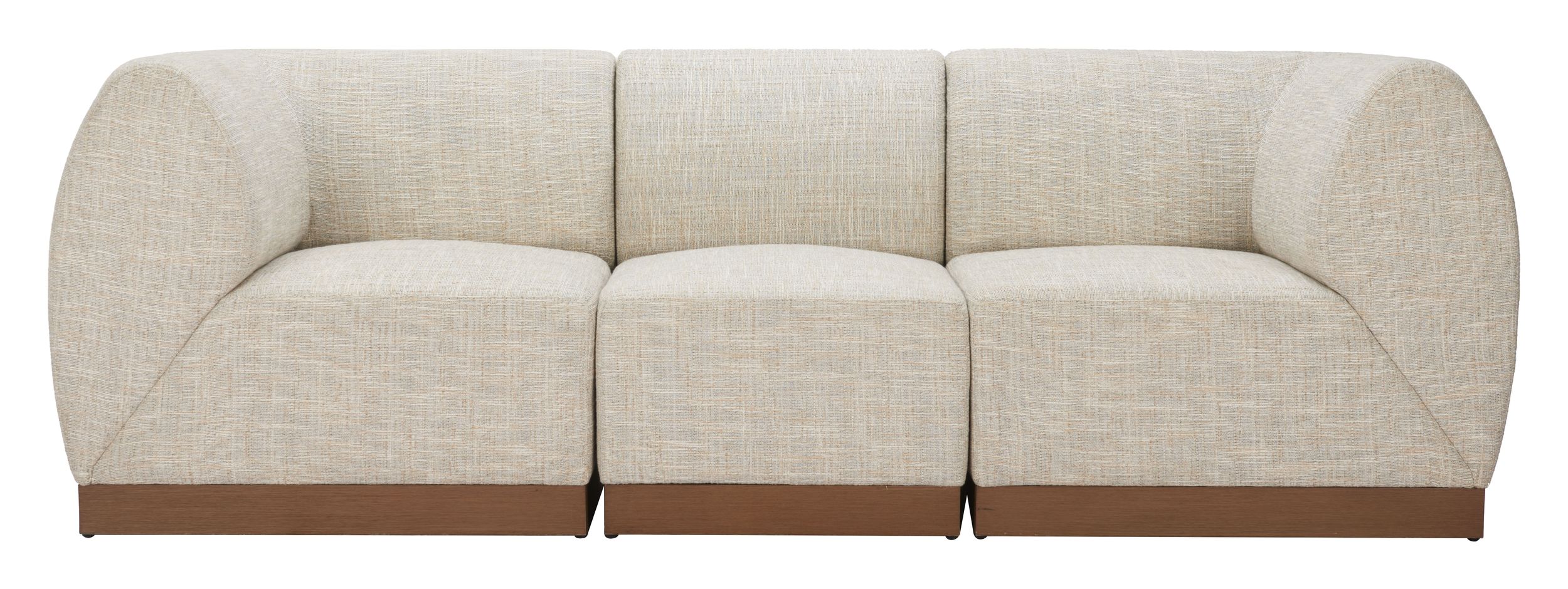 Christy Polyester Modular Armless Chair