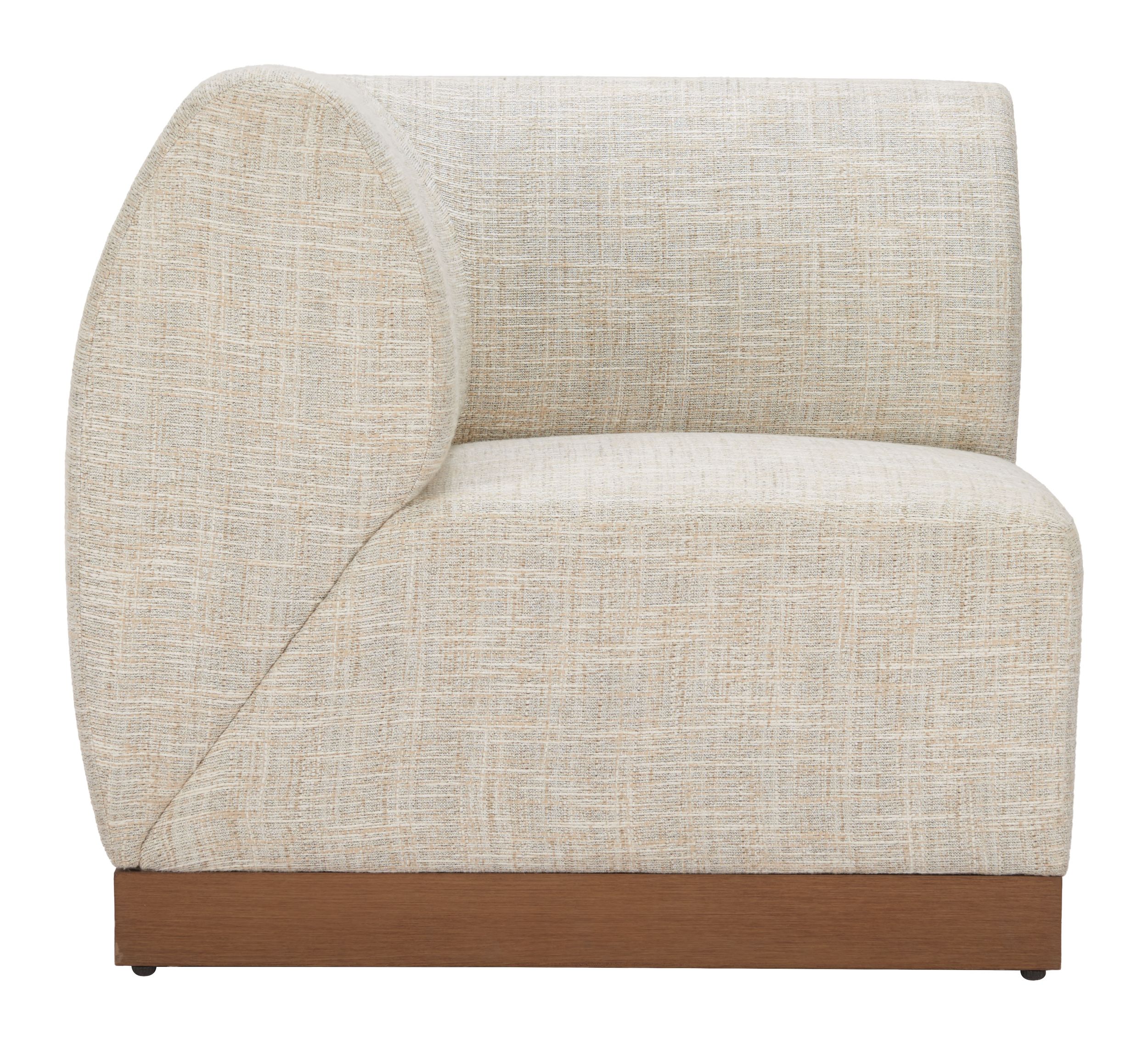 Christy Polyester Modular Corner Chair