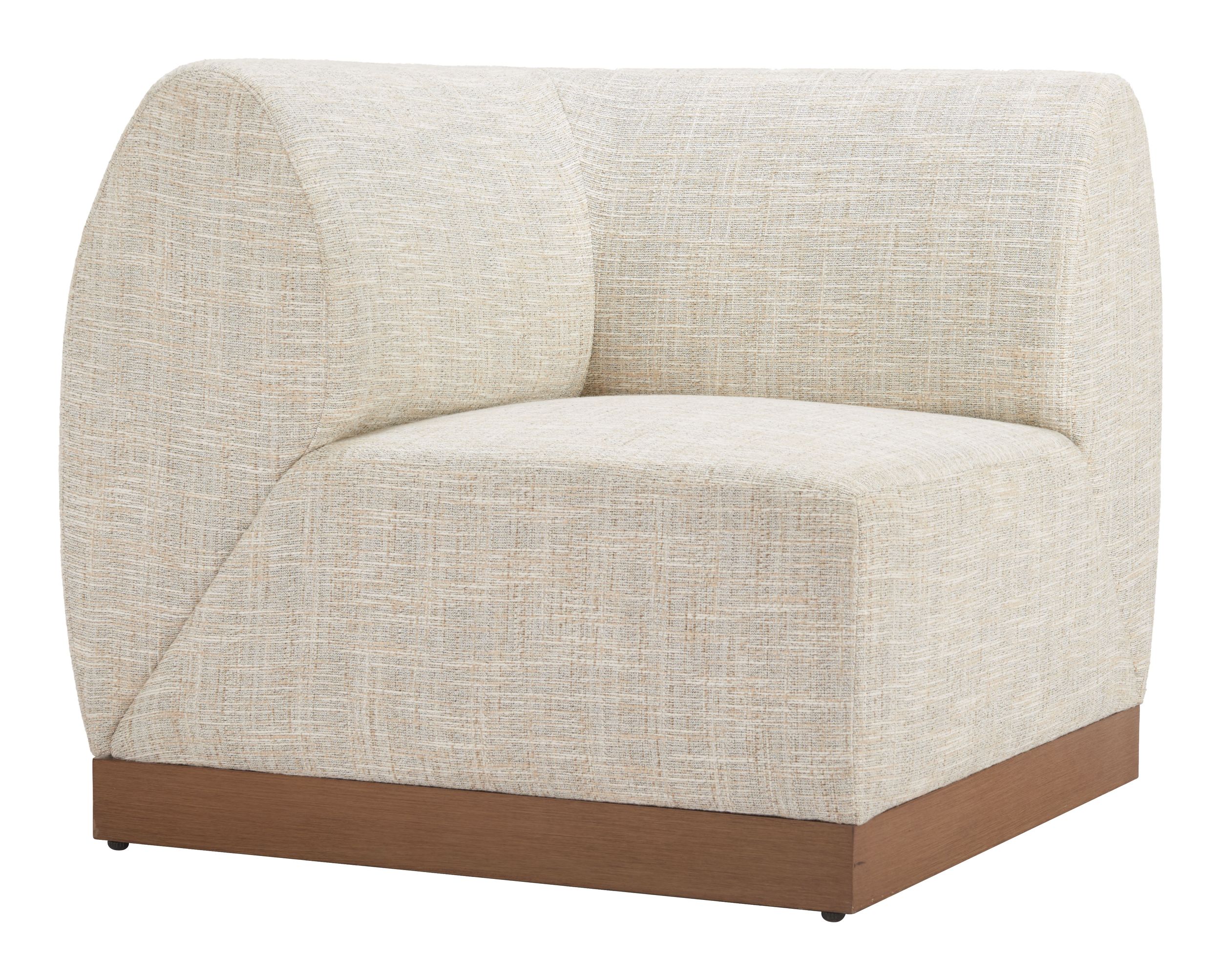 Christy Polyester Modular Corner Chair