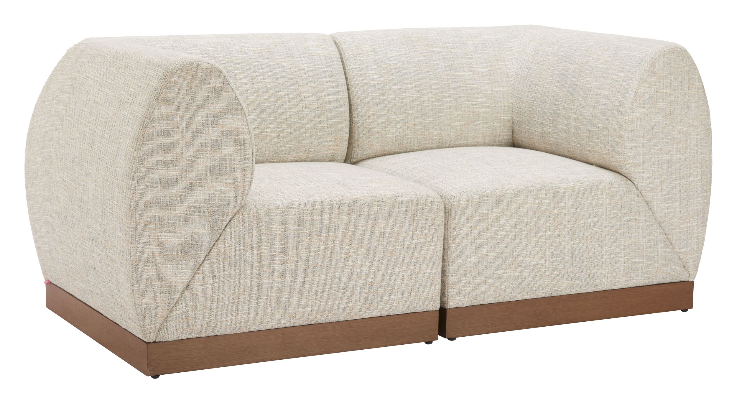 Christy Polyester Modular Corner Chair