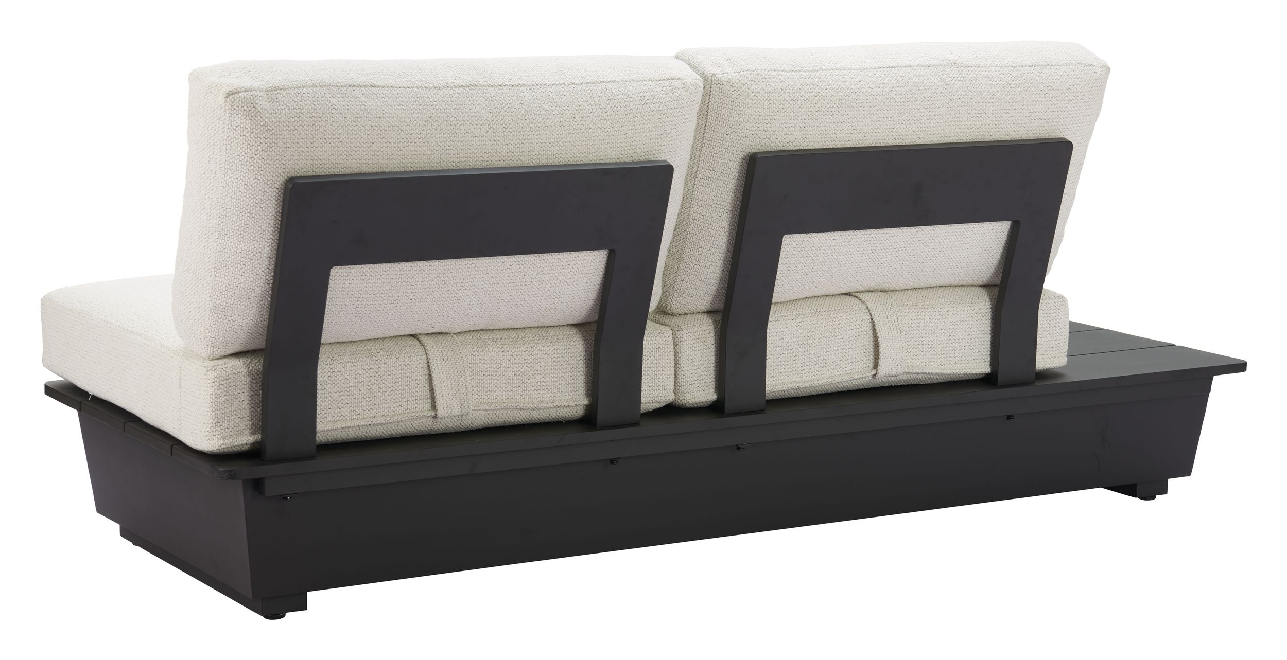 Tien Outdoor Beige Loveseat