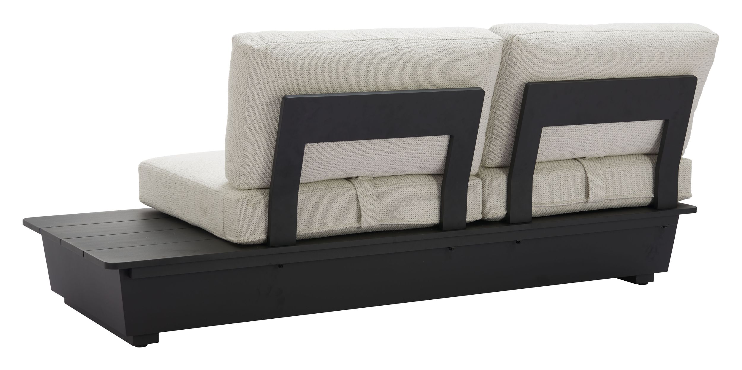 Tien Outdoor Beige Loveseat